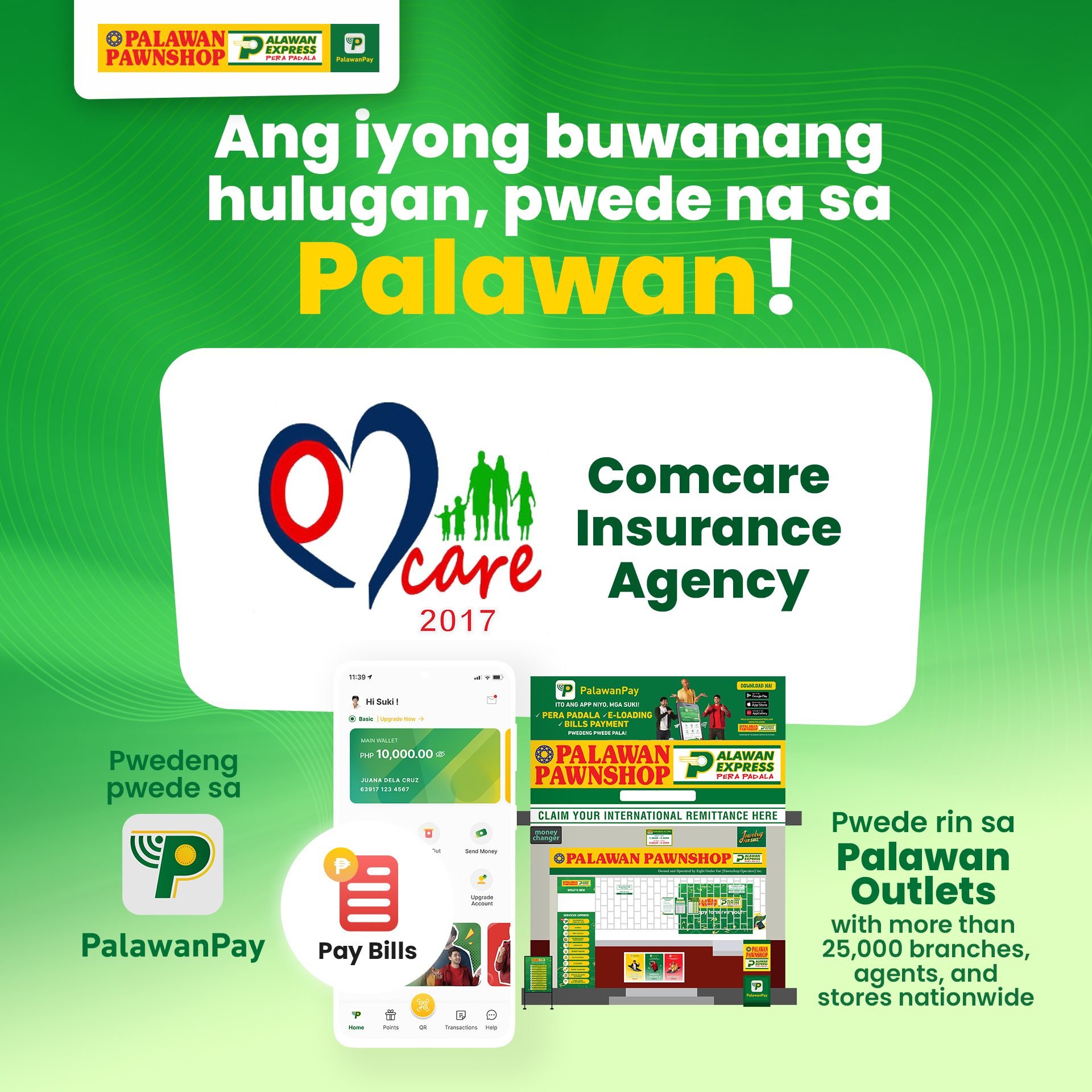 PalawanPay - New biller partner alert: Comcare Insurance...