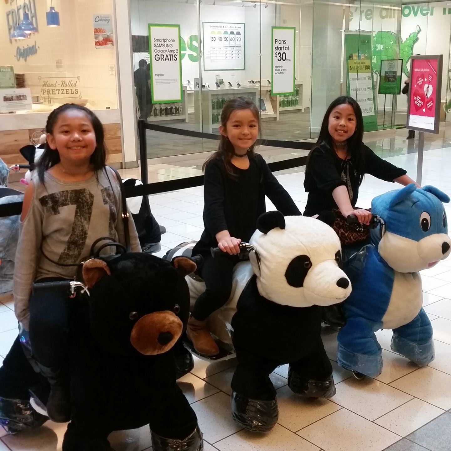 Fuzzy Rides at Tanforan Mall | San Bruno CA