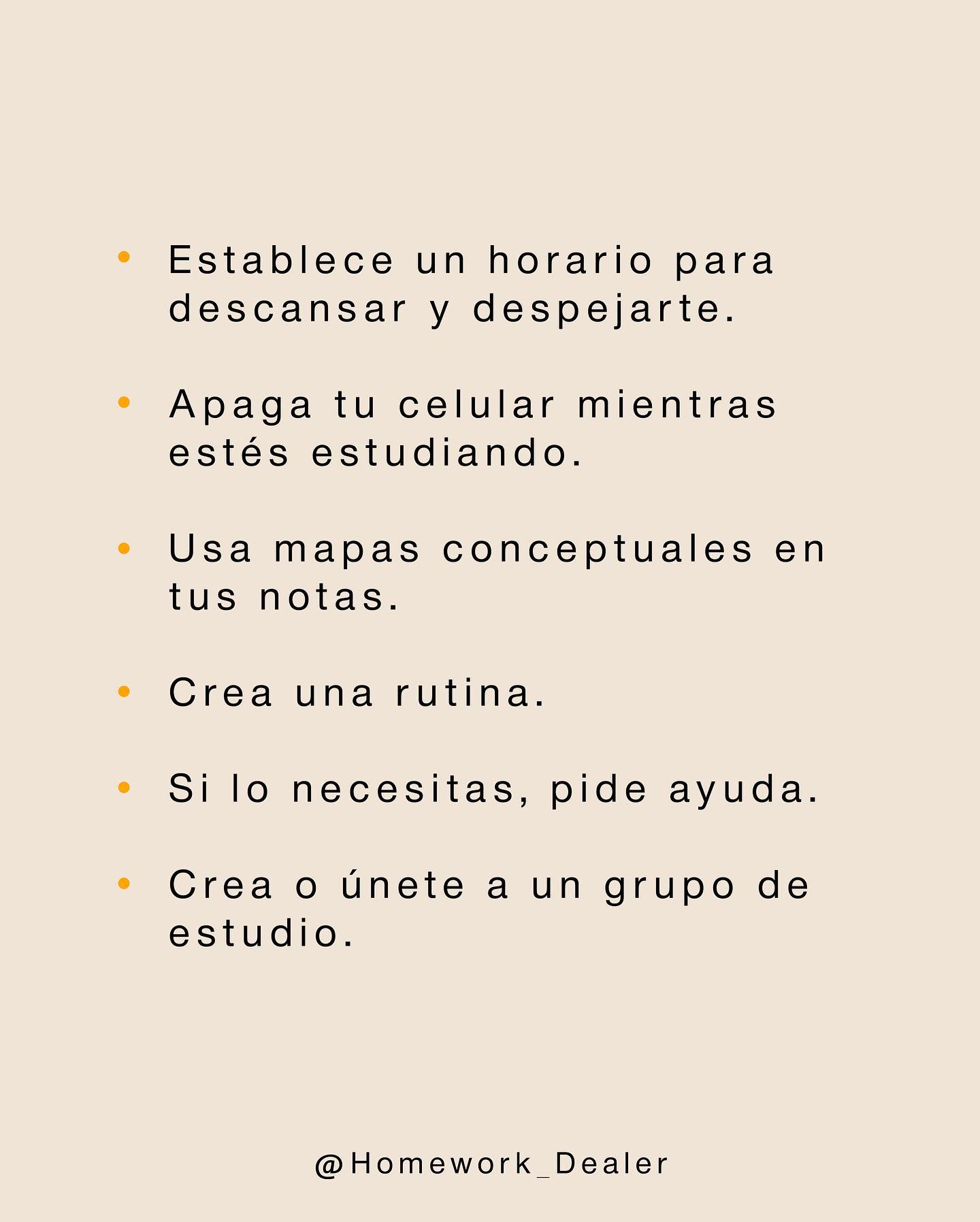 Homework Dealer - Te compartimos algunos tips para...