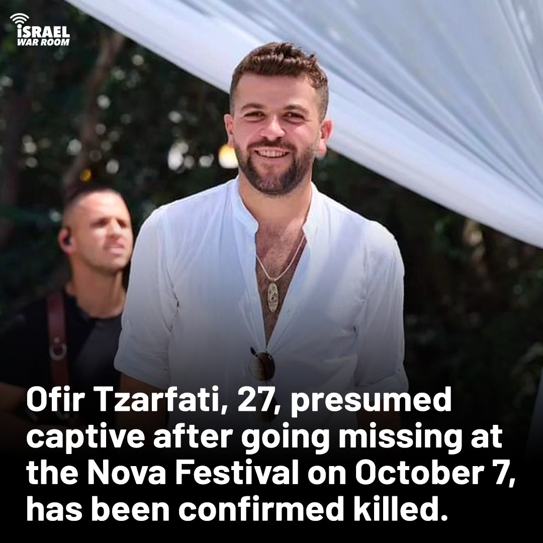 Israel War Room - The family of 27-year-old Ofir Tzarfati,... | Facebook