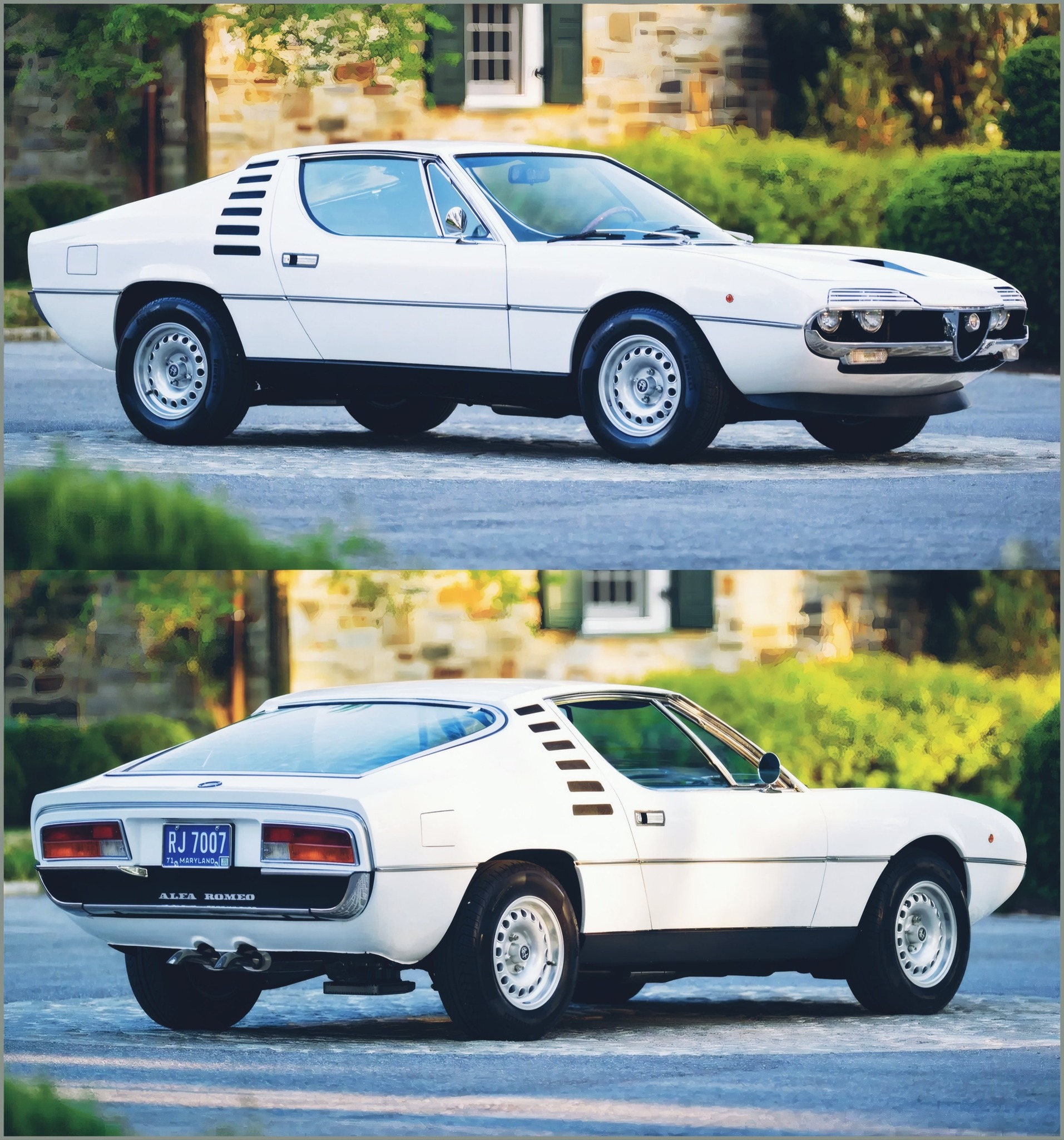 Year 1973 Alfa Romeo montreal reimagined