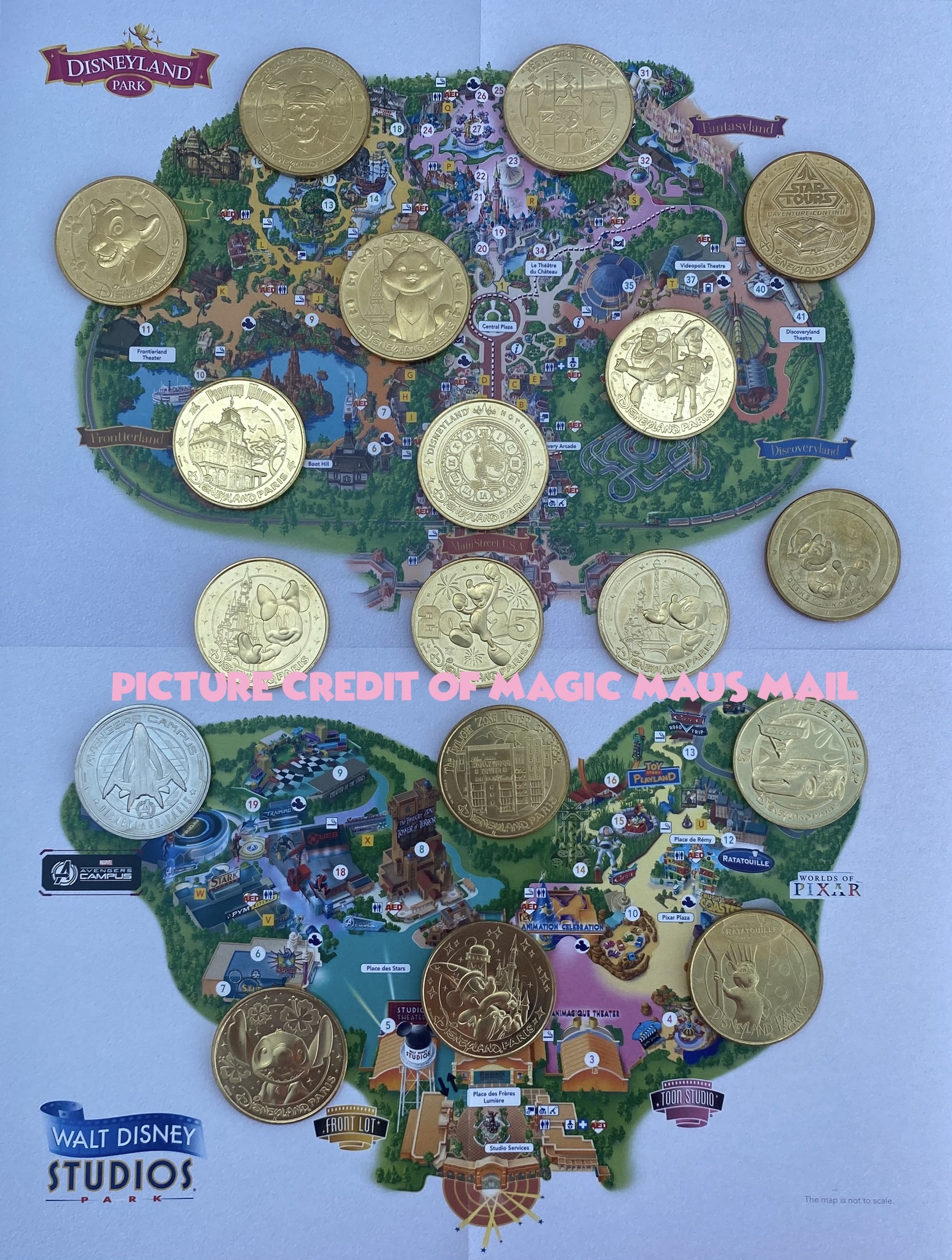 Are these coins available in Disney? And if yes, where?