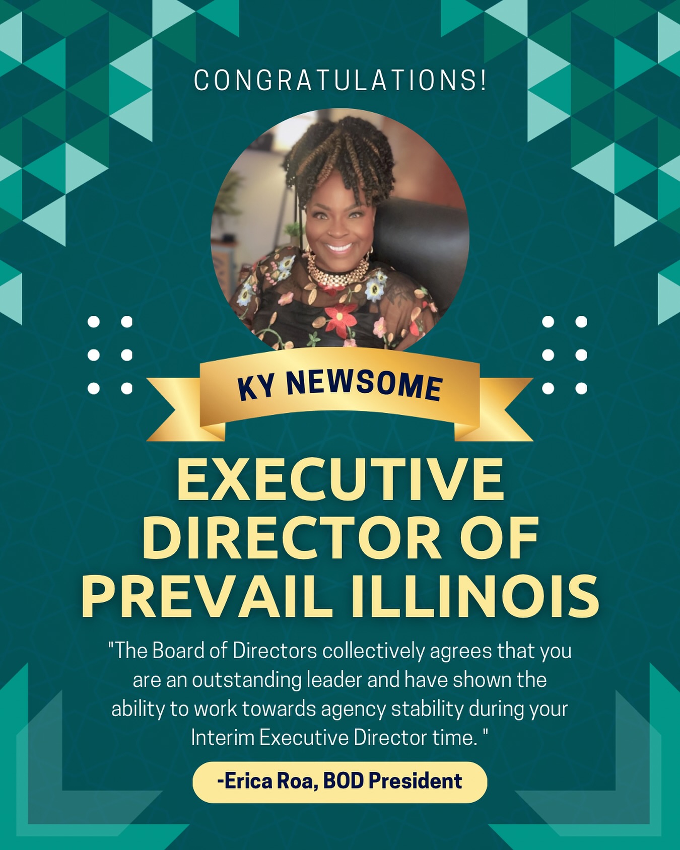 Prevail - We are excited to announce the promotion of Ky Newsome to ...