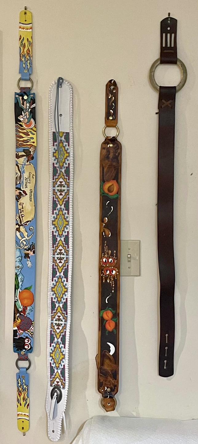 Zebo's Leathers guitar straps inspired by Duane Allman and Eric
