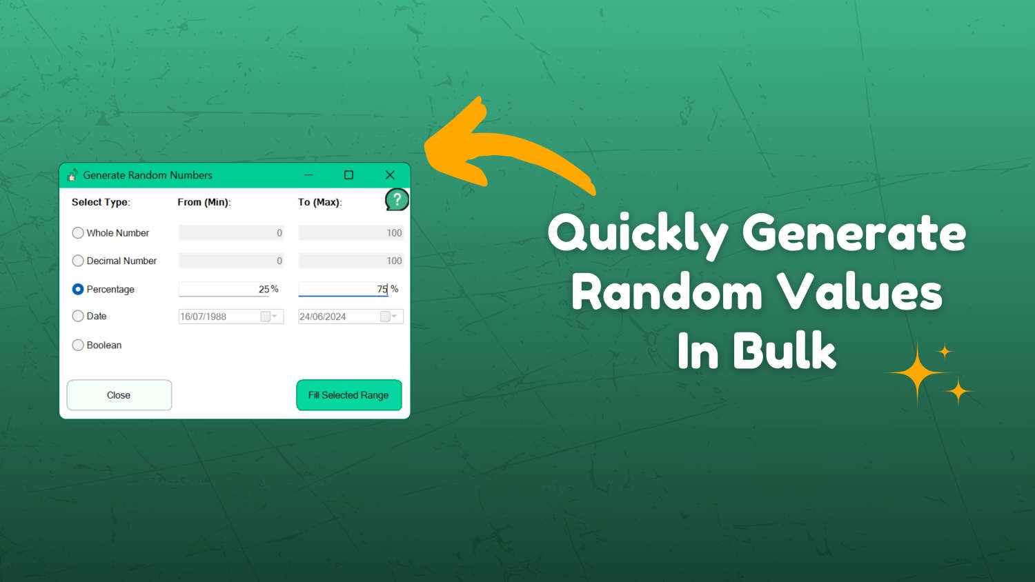 Minty - 🎲 Need to generate random values in Excel? My add-in Minty ...