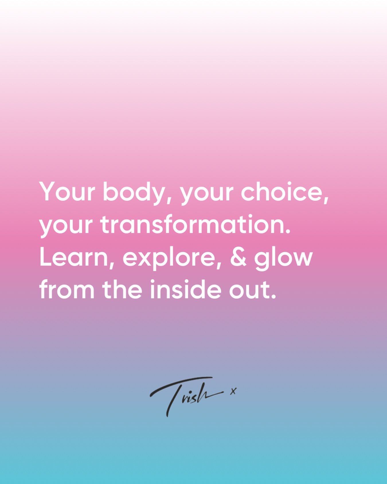 Transforming - Your body, your choice, your transformation. Learn ...