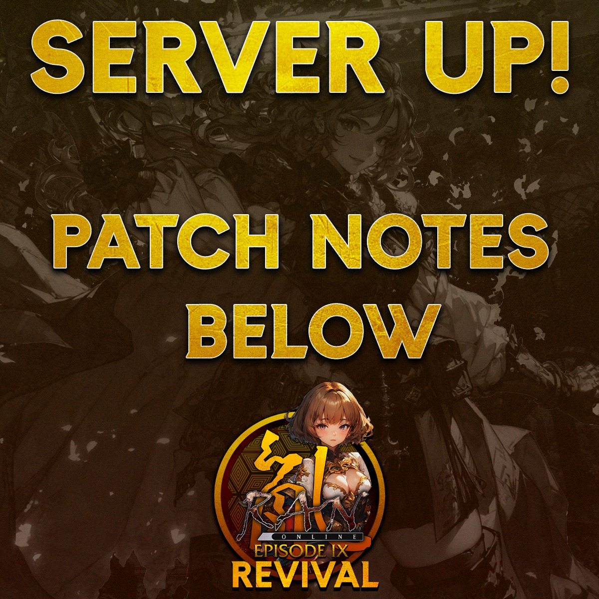 RAN - SERVER IS NOW UP !! PATCH NOTE : Gunner Skill 