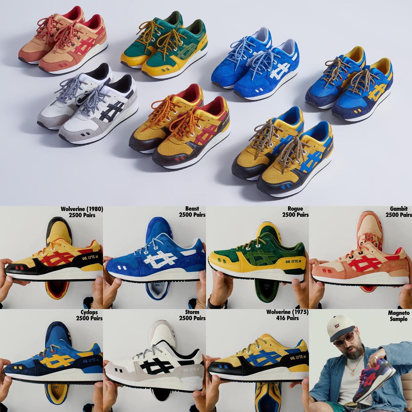 Marvel | Kith & ASICS for X-Men Ronnie Fieg worked with ASICS to
