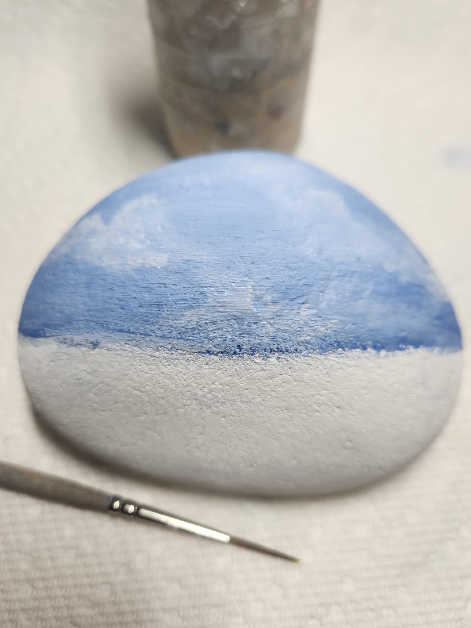 Rocan - Once dry, really thin out your white paint into almost a wash ...