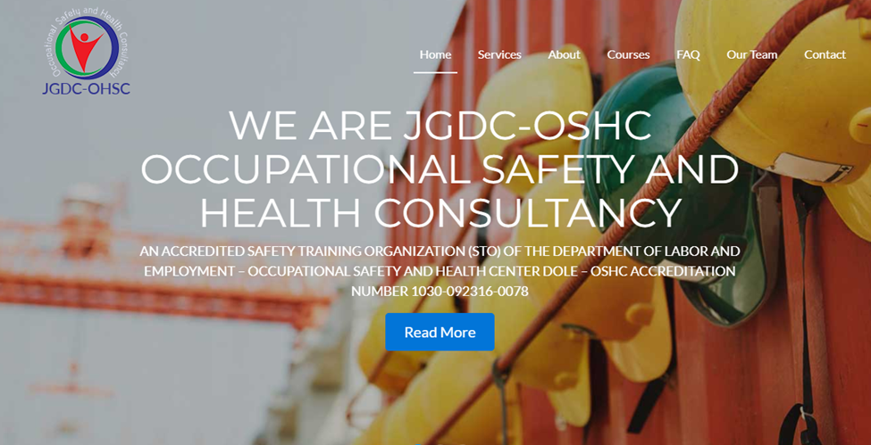 JGDC... - JGDC OSHC-Occupational Safety & Health Consultancy