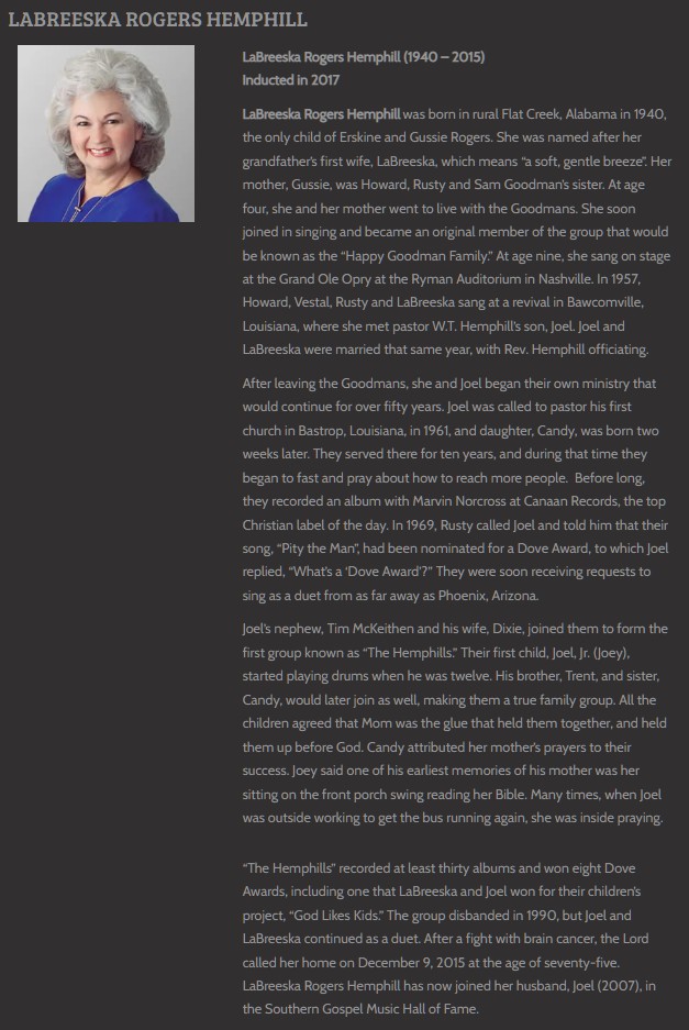 Southern - We honor the life of LaBreeska Rogers Hemphill, who was born ...