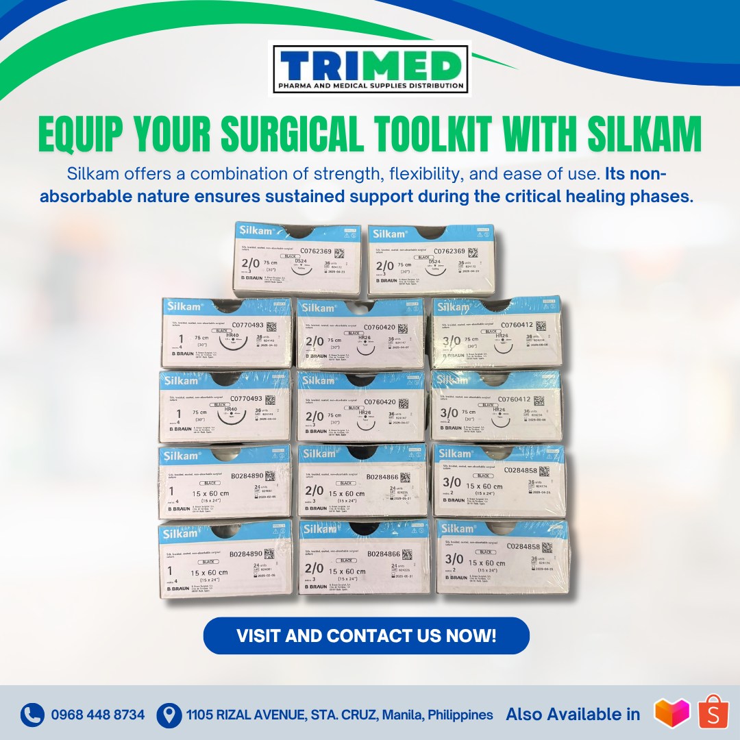 Trimed - Silkam non-absorbable surgical sutures offer consistent ...