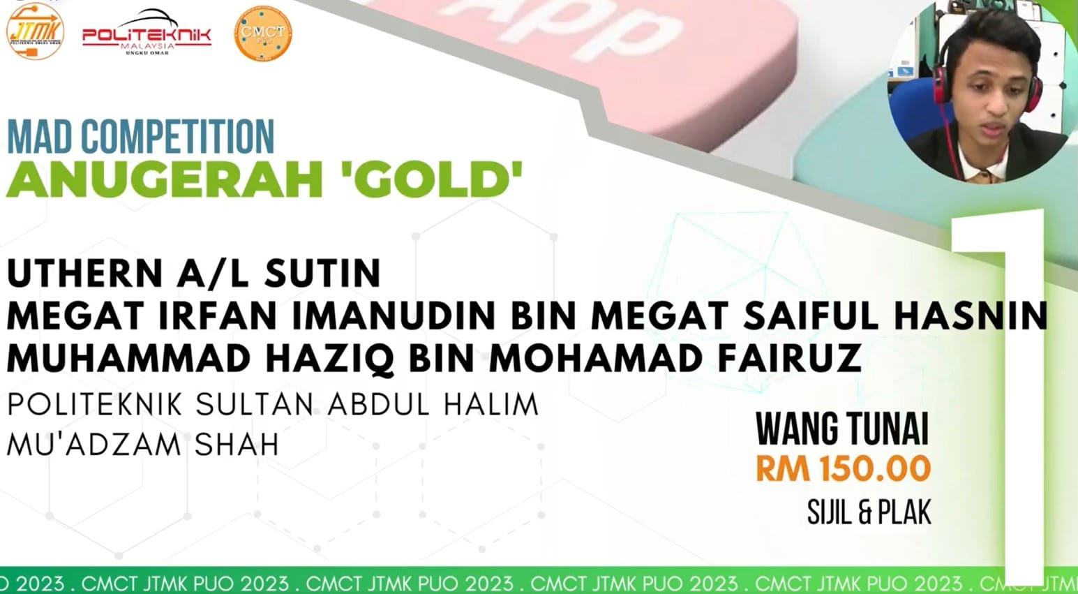 JTMK Polimas - TAHNIAH kepada para pelajar Jabatan...