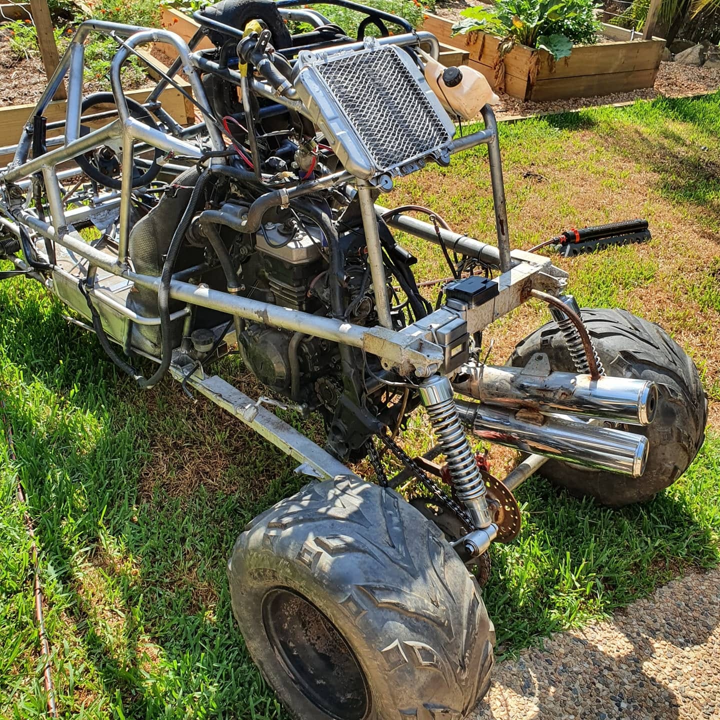 Hi all, I recently bought an offroad buggy with a Kawasaki Ninja