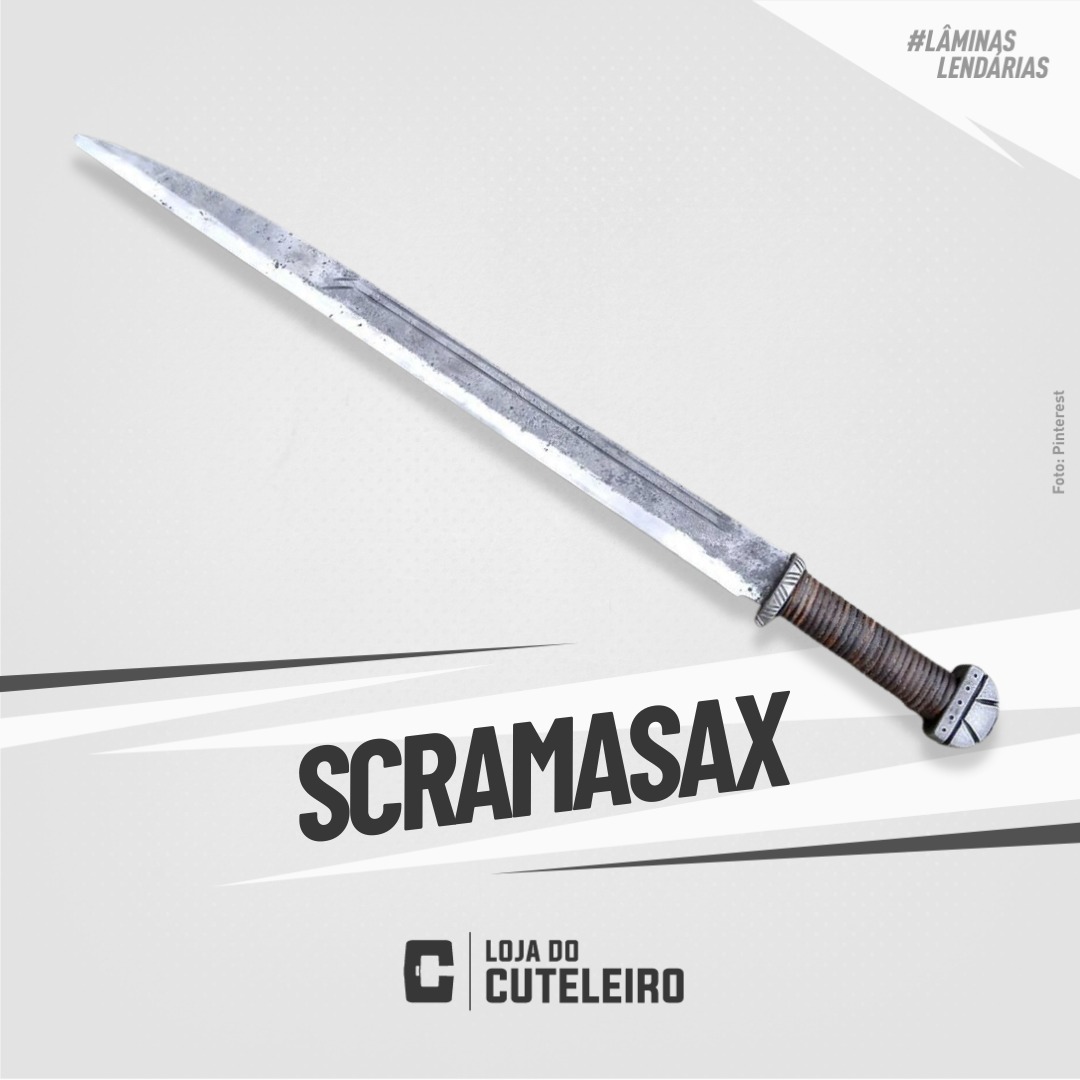 A espada Scramasax foi utilizada pelos... - Loja do Cuteleiro