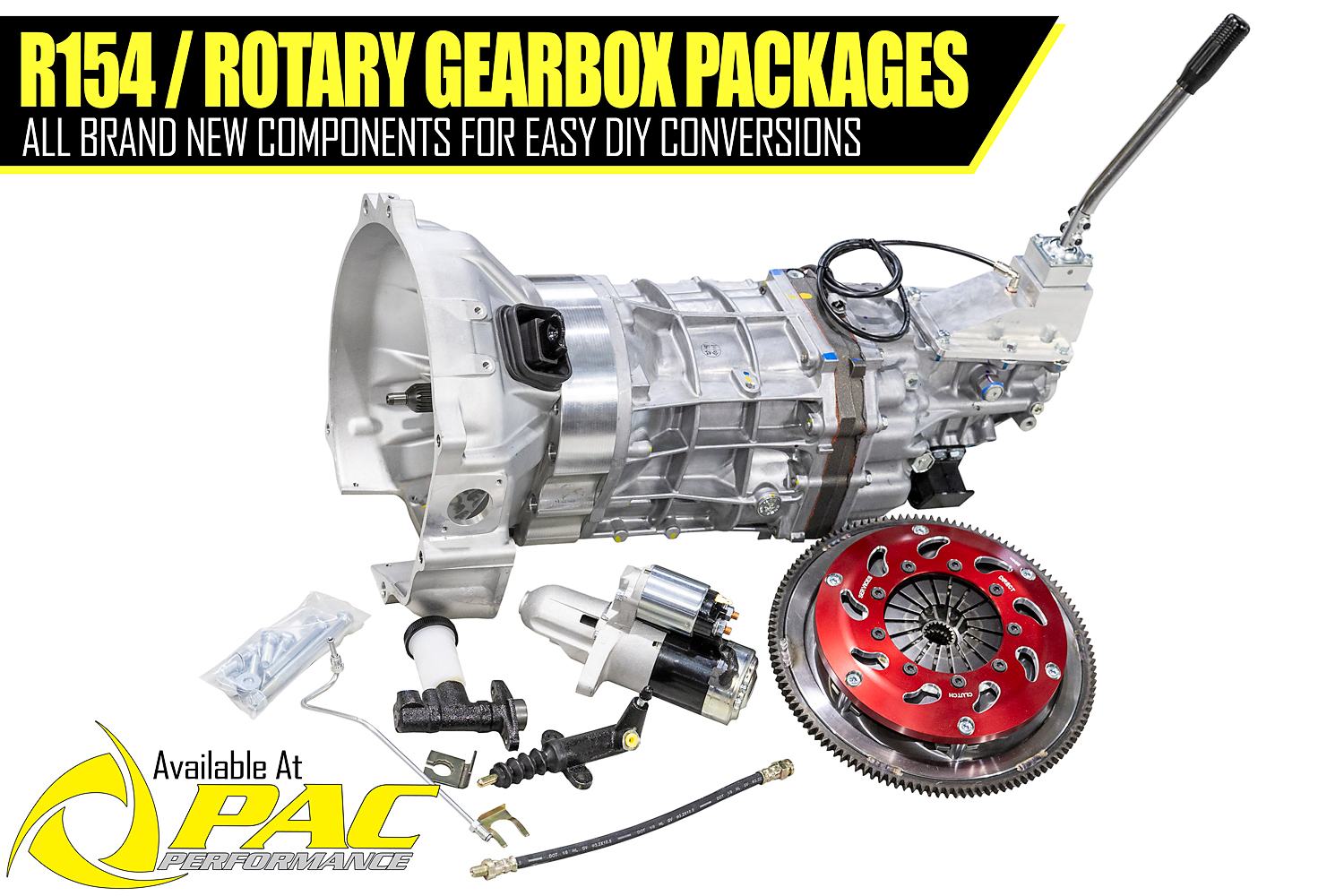 R154 transmission with Exedy triple disc clutch