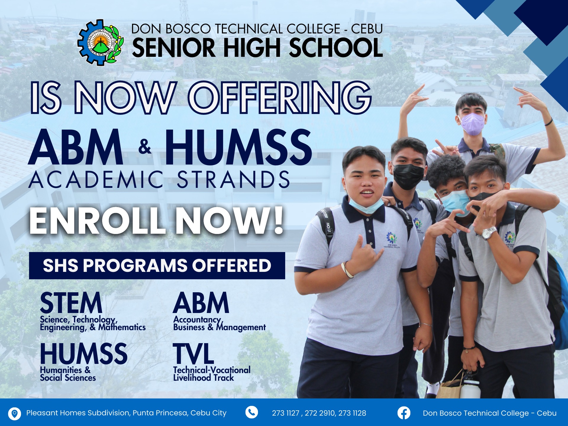 Don - DBTC-Cebu now offers ABM and HUMSS strands!!! Join our vibrant ...