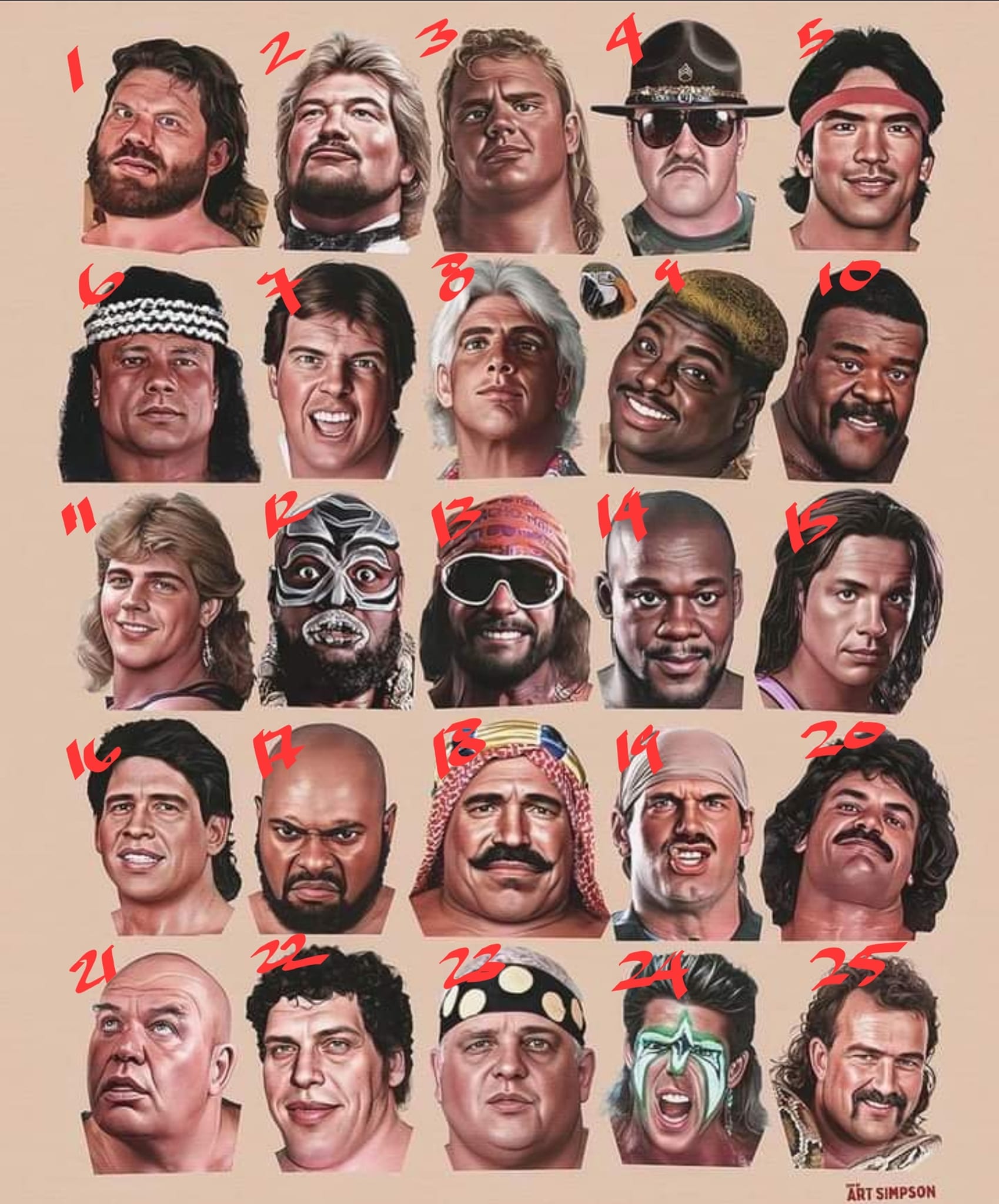 How many of these WWF legends can you name? 🤔