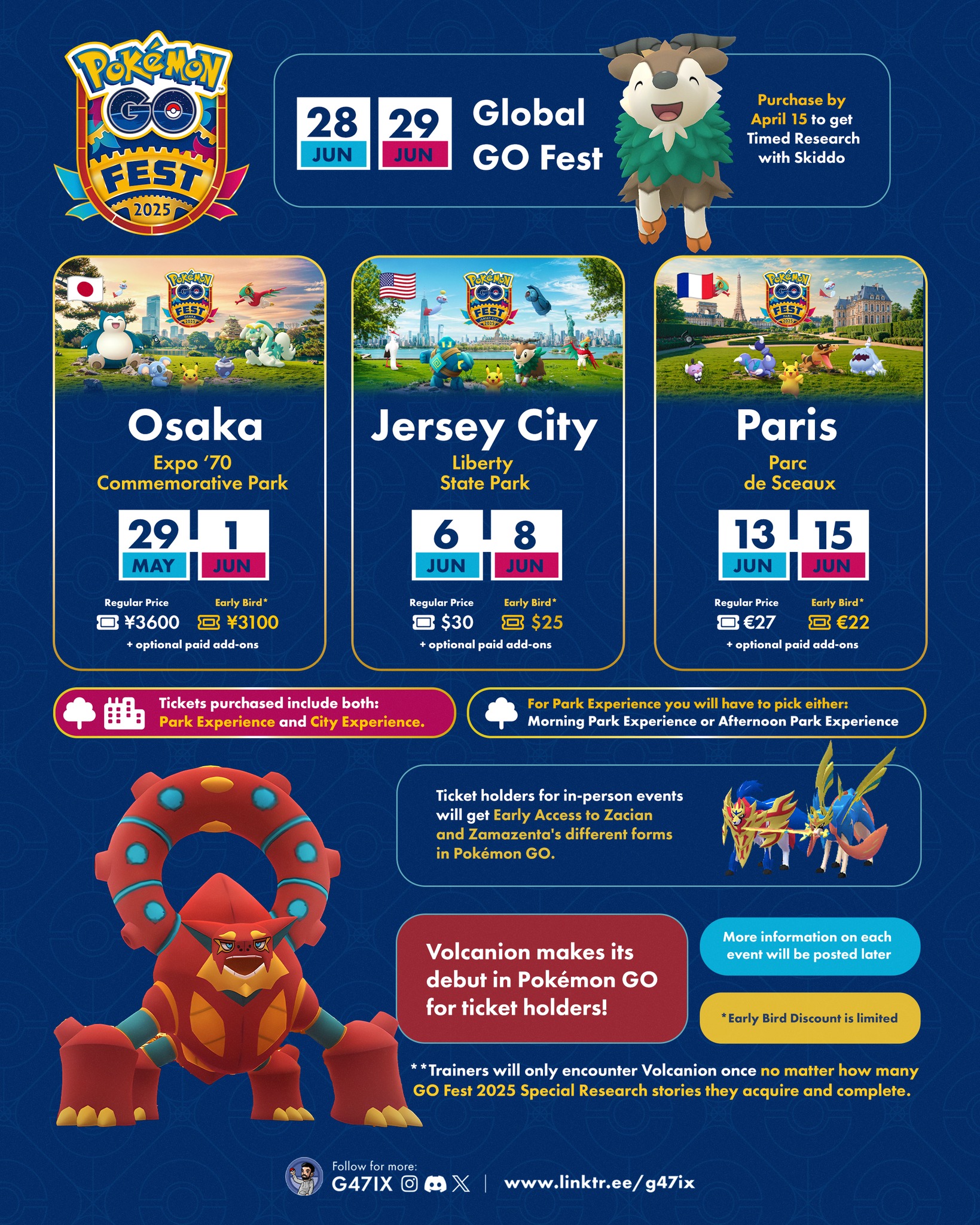 Pokémon GO Fest 2025 tickets available now with Volcanion debut