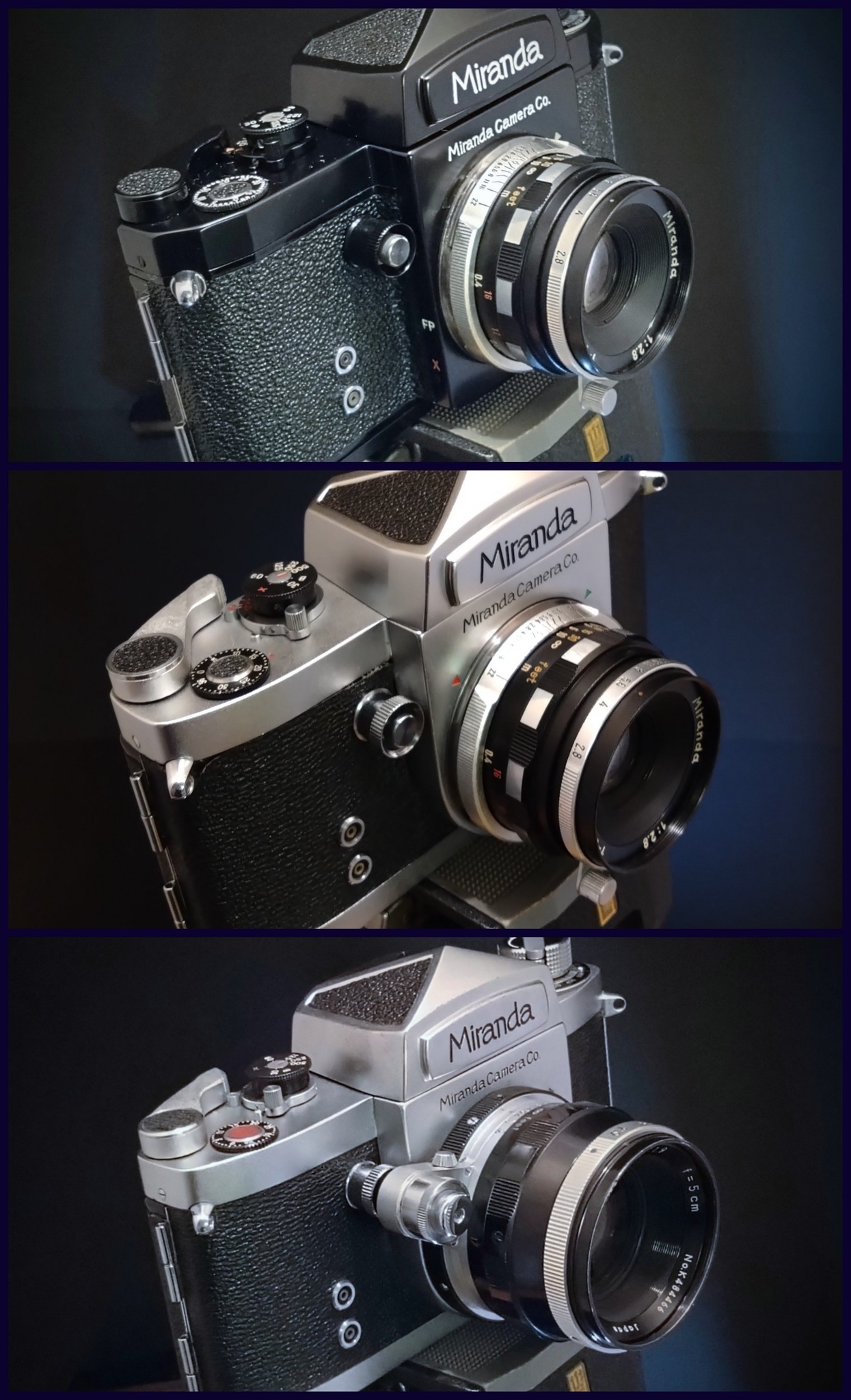 Miranda camera with Soligor 5cm/1.9 lens
