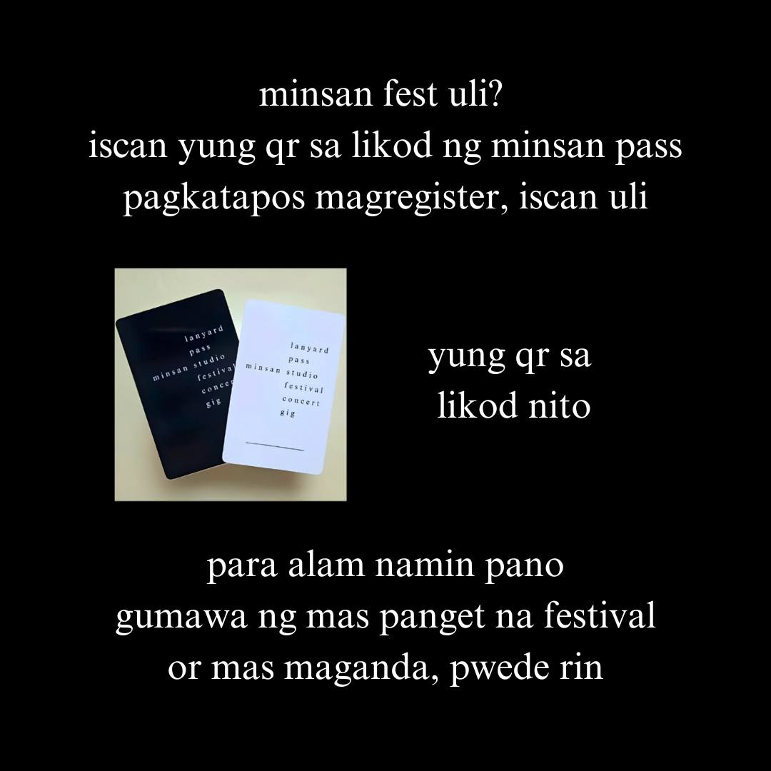 MinsanStudio - iregister ang inyong qr tapos iscan uli para tunay na ...