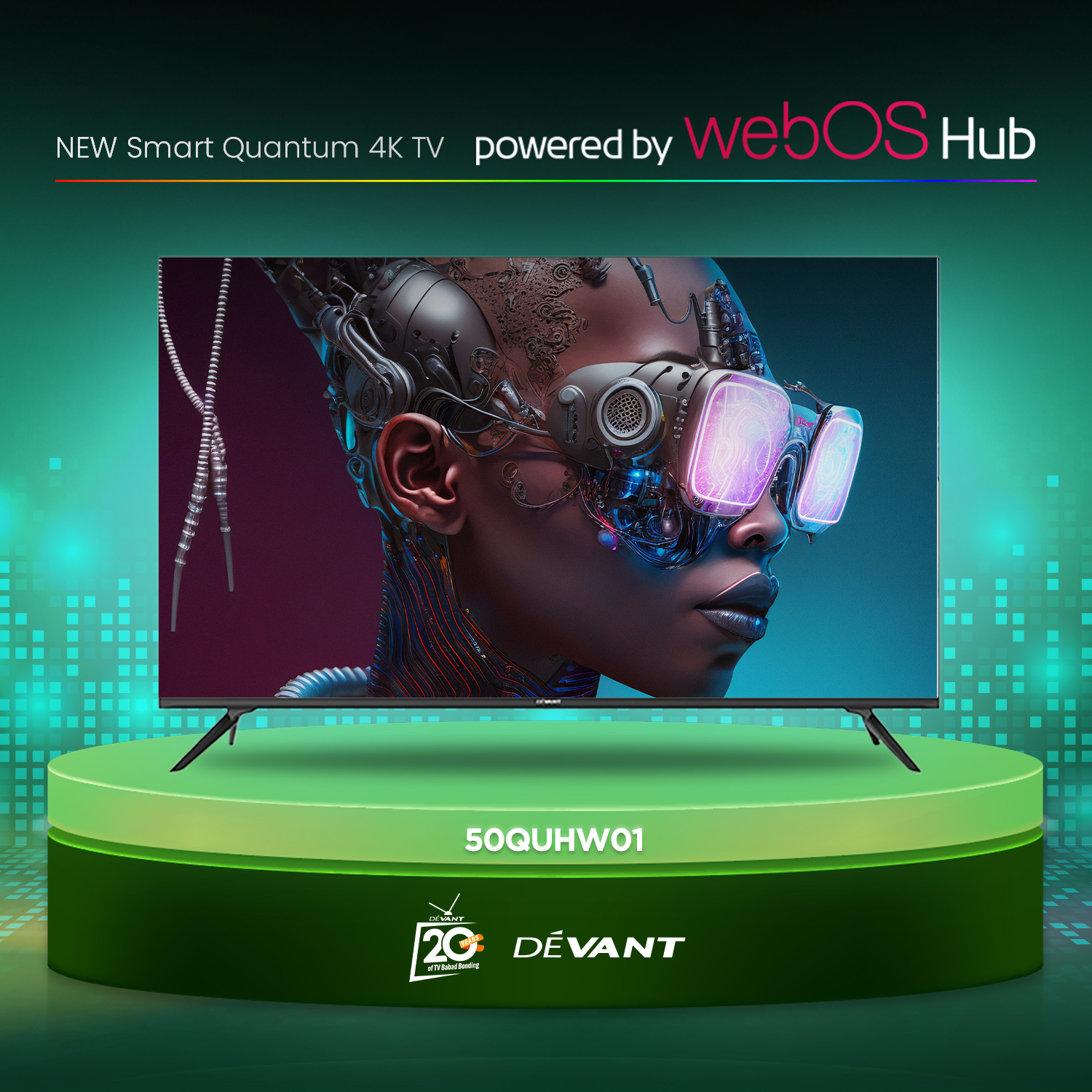 Devant - The new 50” Smart Quantum 4K TV (50QUHW01) is... | Facebook