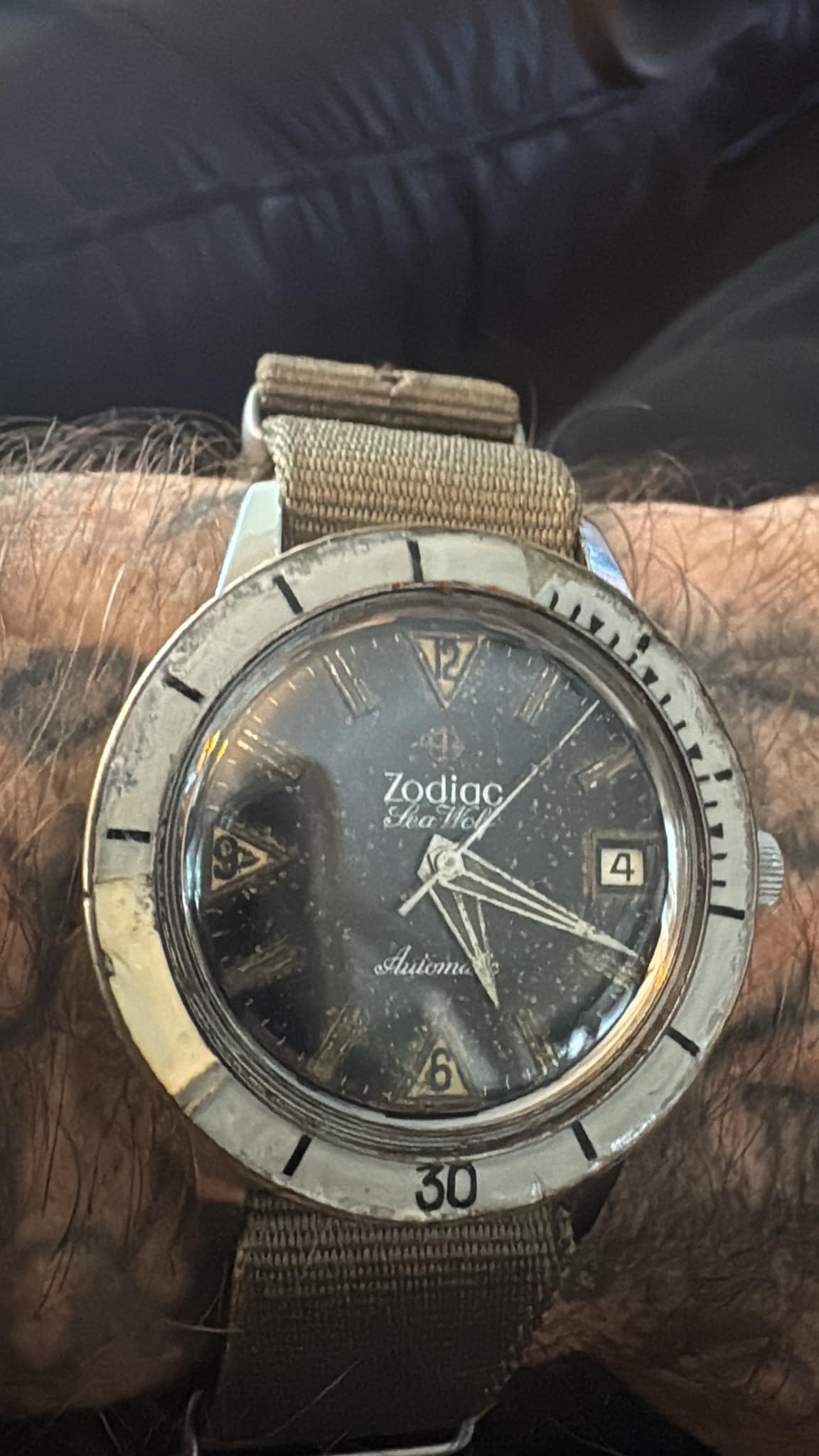 Vintage dive watch with nuclear submarine history