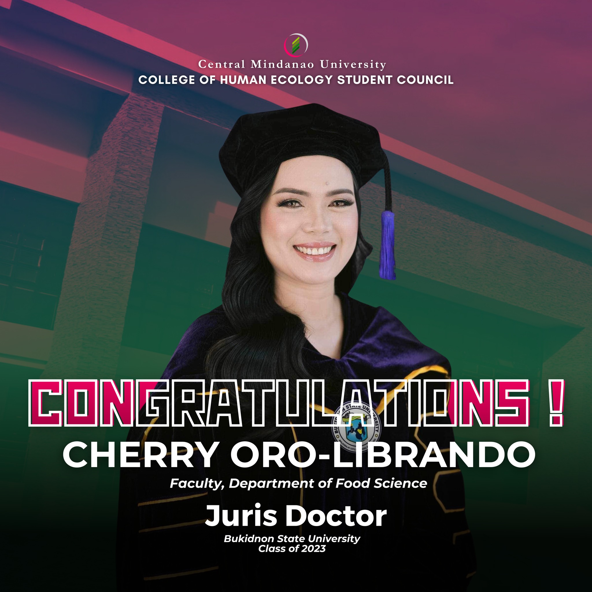 Congratulations Prof.... - CMU-College of Human Ecology | Facebook