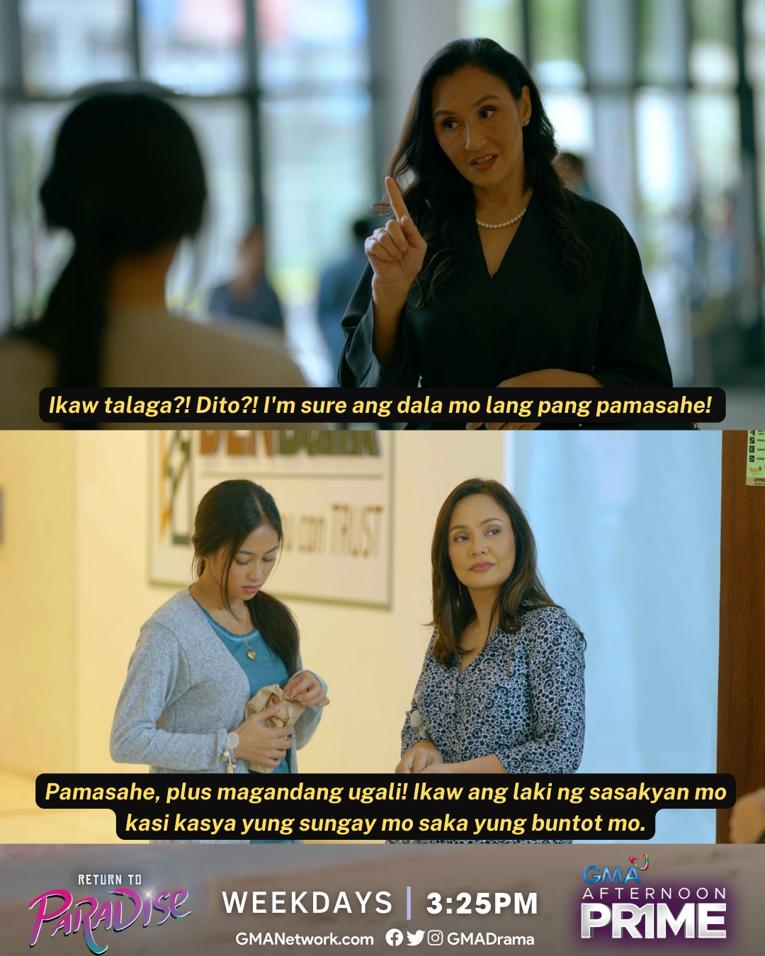GMA Drama - We just love to see Amanda and Rina's...