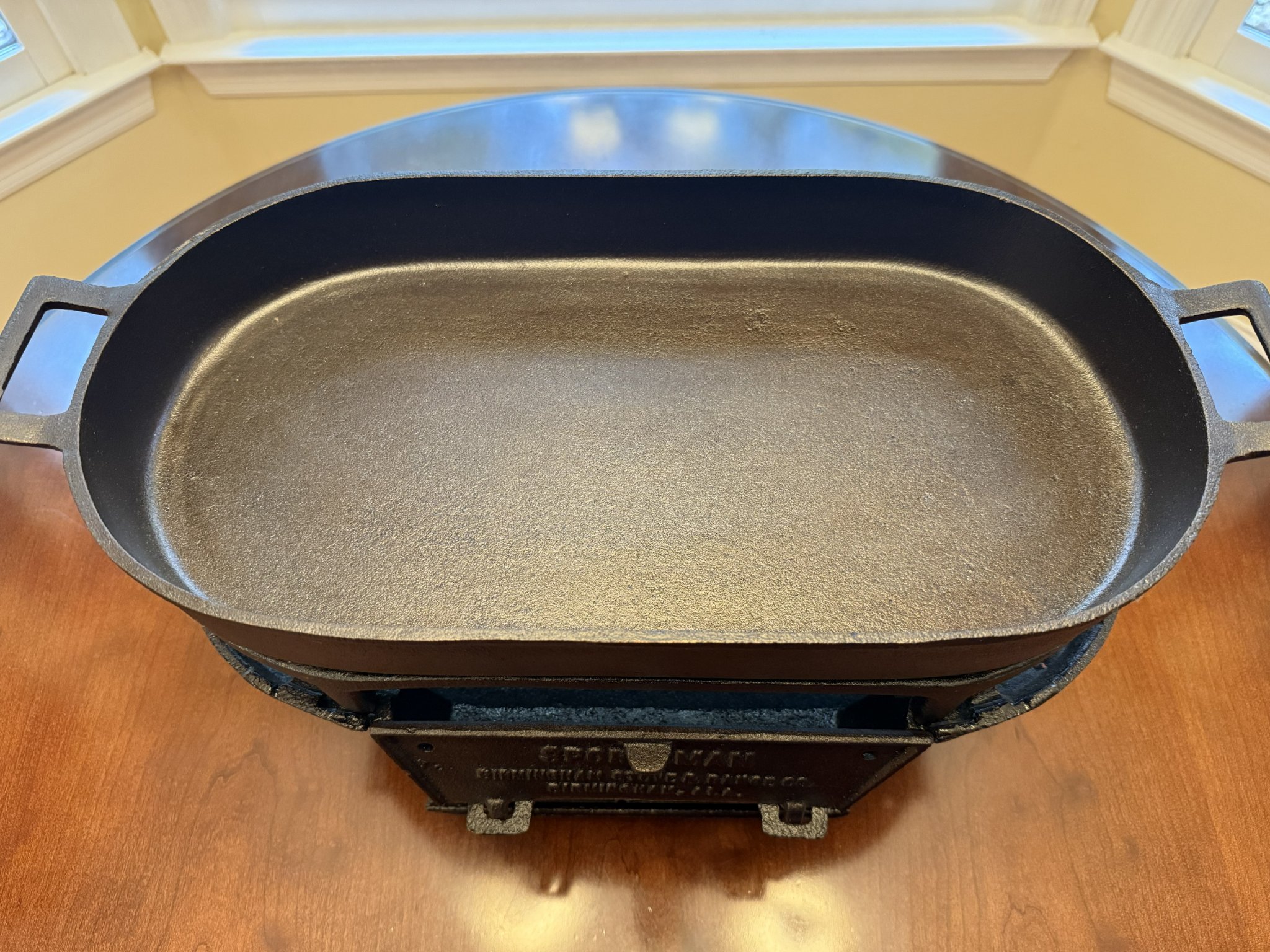 Birmingham Stove & Range BSR Cast Iron Sportsman Grill - Original with ...