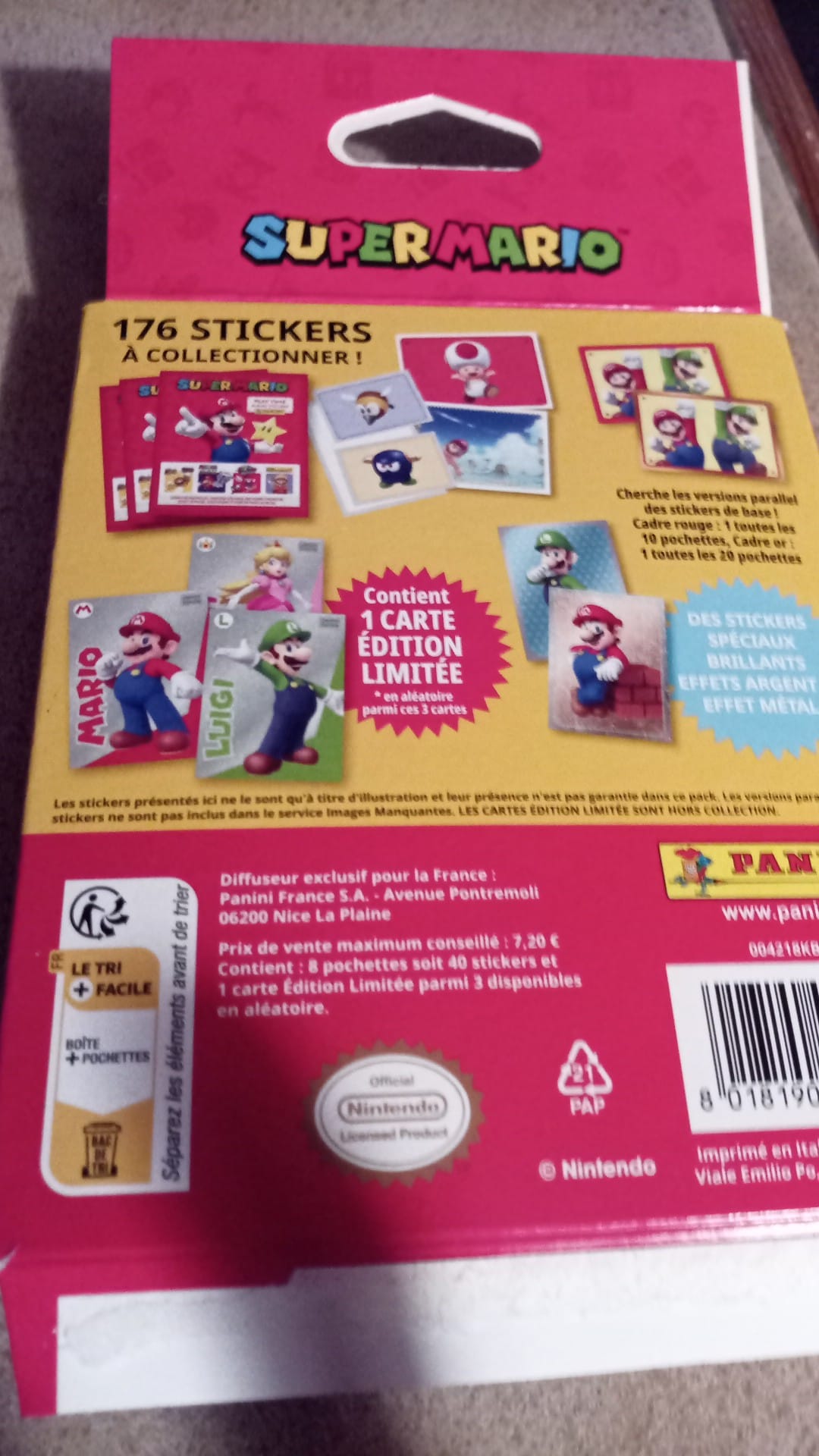Panini Super Mario Play Time Stickers - Multipack Set Panini Super Mario Play Time Stickers - Multipack Set