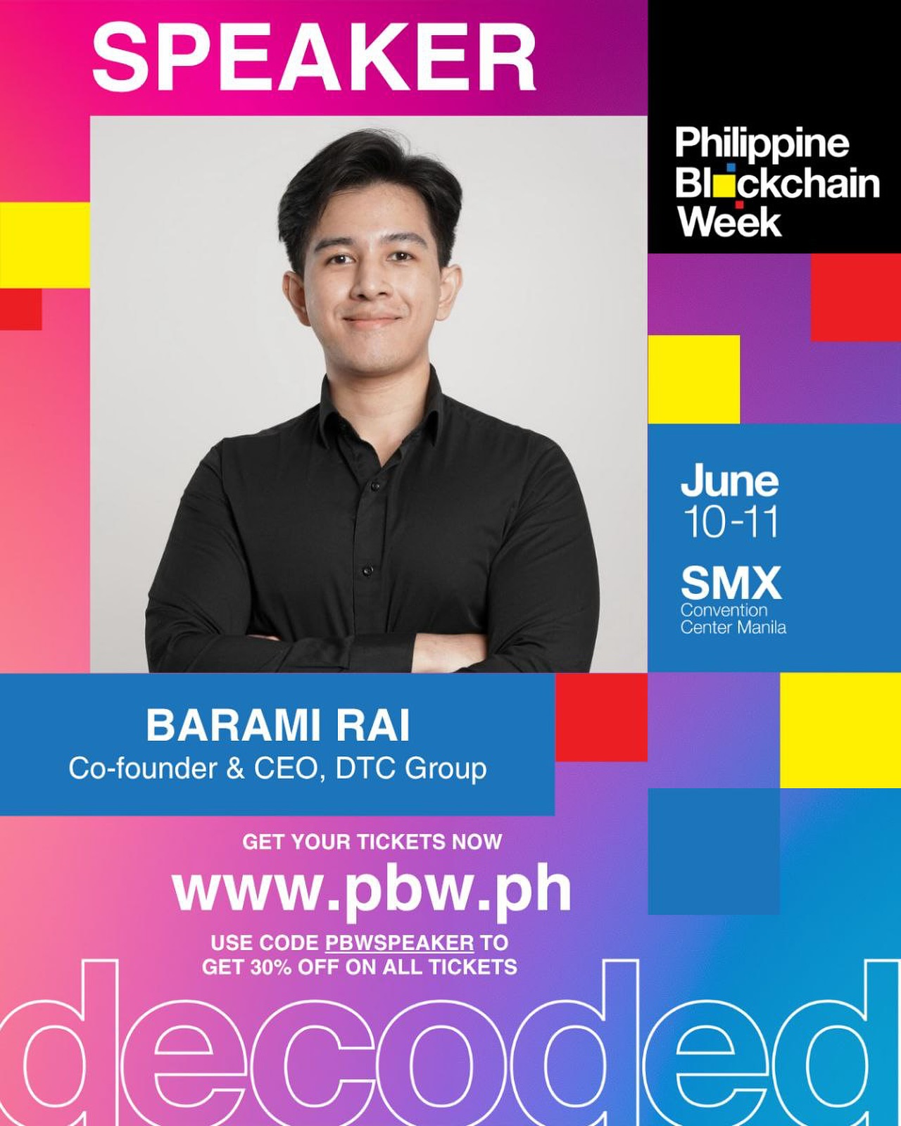 🚀 Meet Barami Rai —... - Philippine Blockchain Week | Facebook