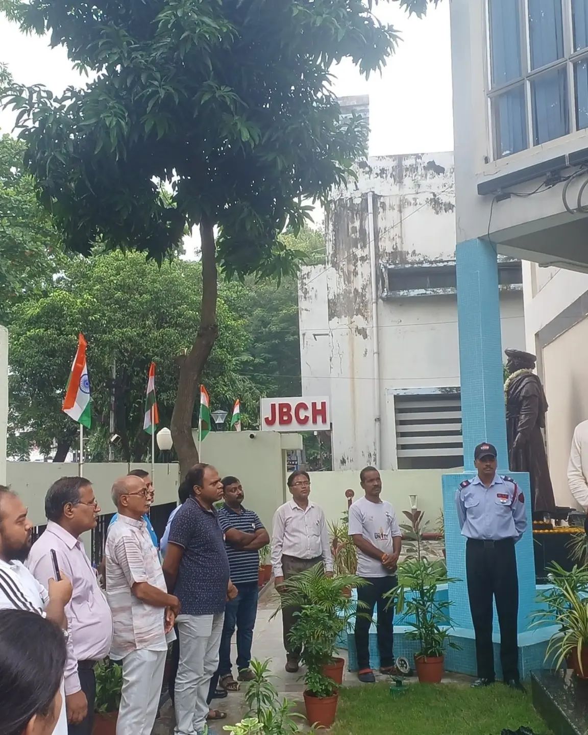 Dr. A. P. Singh has hoisted the National Flag in the office campus of ...