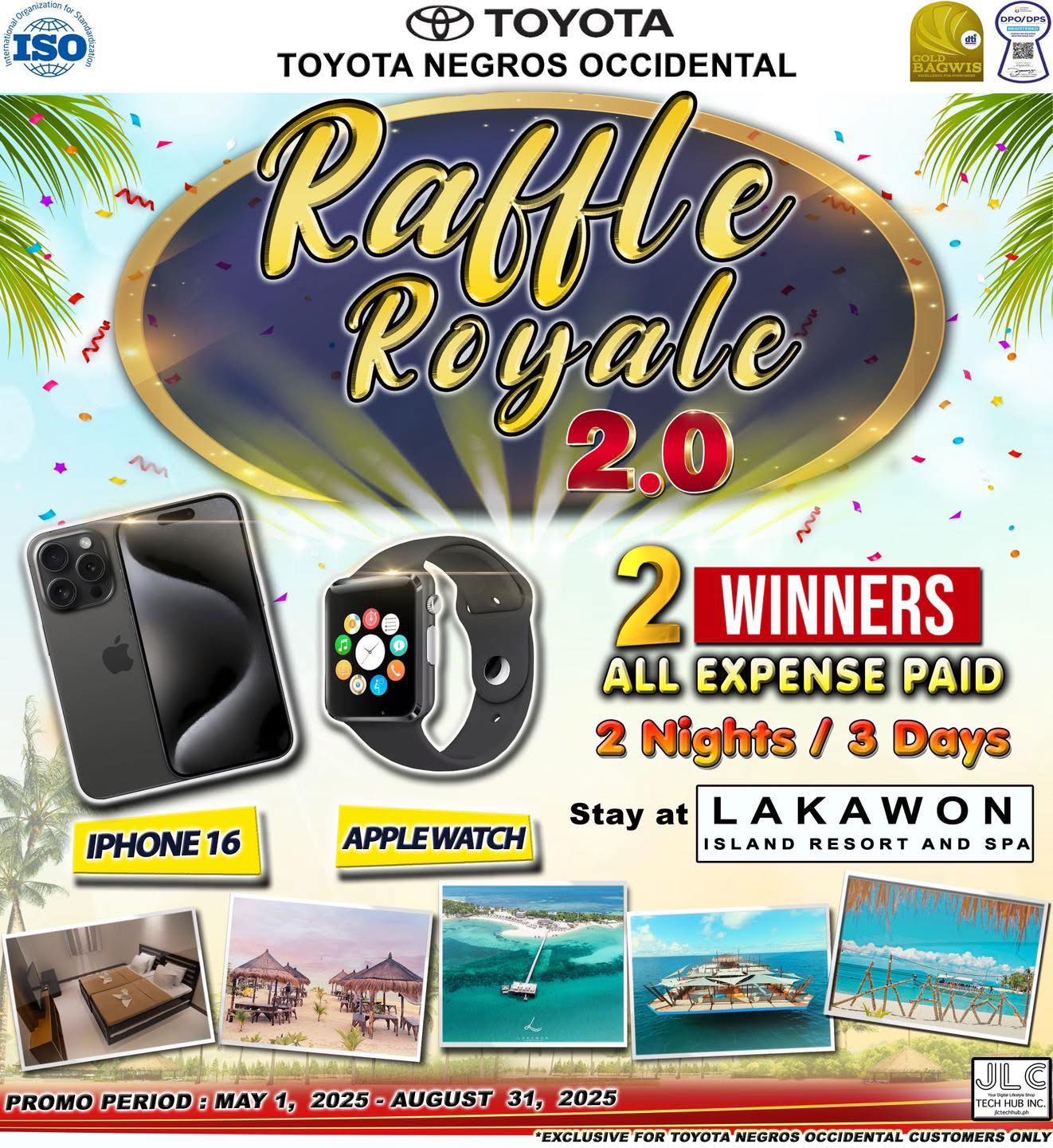Toyota - 🚨 RAFFLE ROYALE 2.0 🚨 WHO WILL BE THE NEXT APPLE iPHONE 16 ...