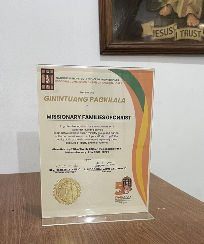 Missionary Families of Christ - Last March 25, 2025 we joined the ...