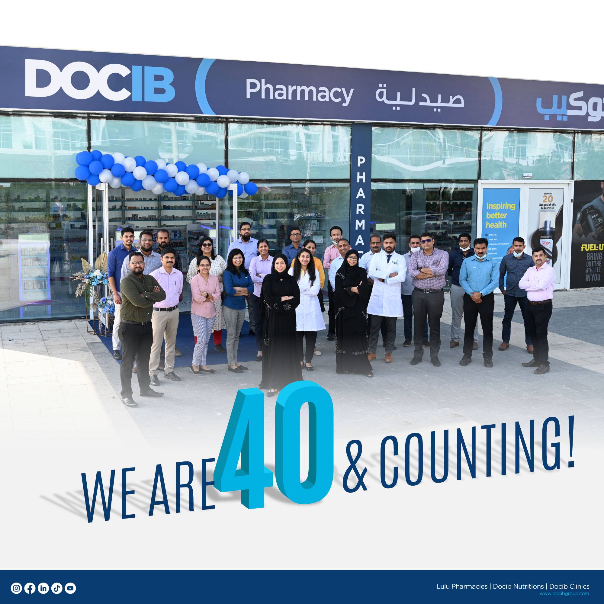 DOCIB Pharmacy - We are 40 and Counting! Your favourite health and ...