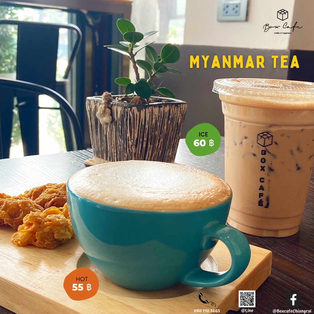BoX Cafe' - ร้อนๆแบบนี้ แวะมาชิมชาพม่าให้ชื่นใจ ได้ที่ BoX...