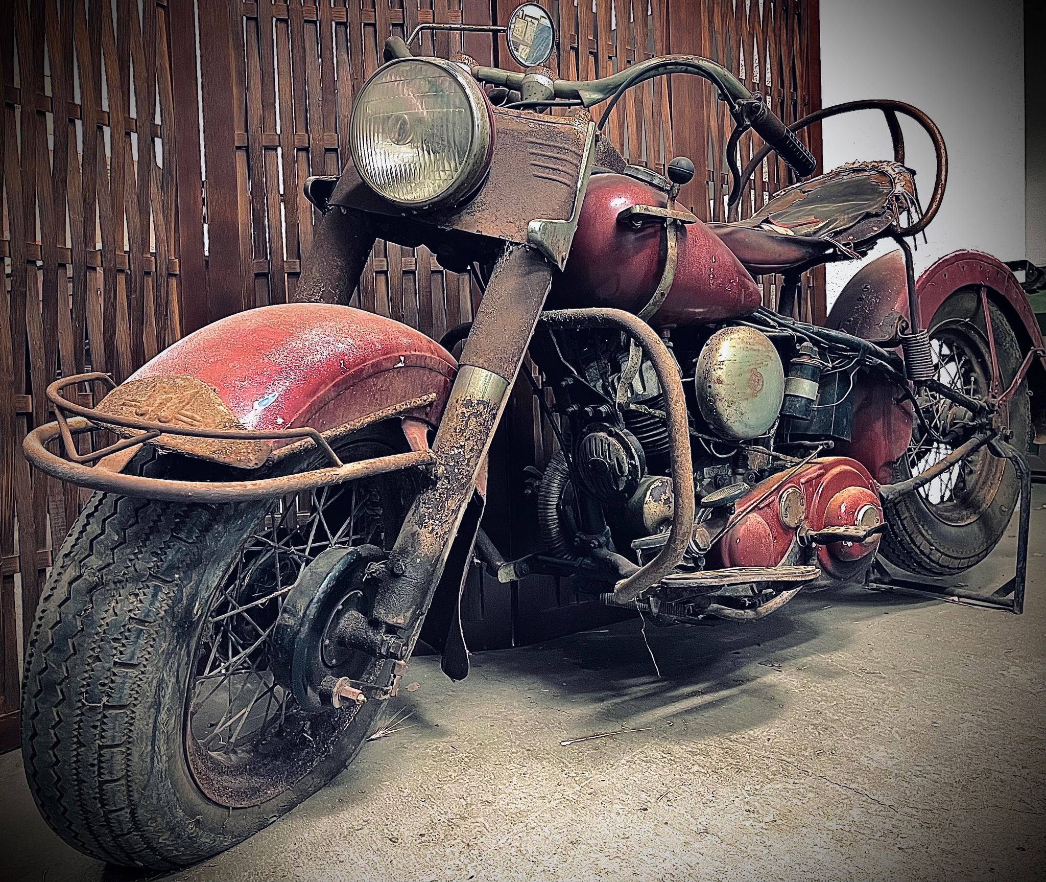For sale: very rare 1957 Rikuo ( King of the Road ) RQ750. Rikuo