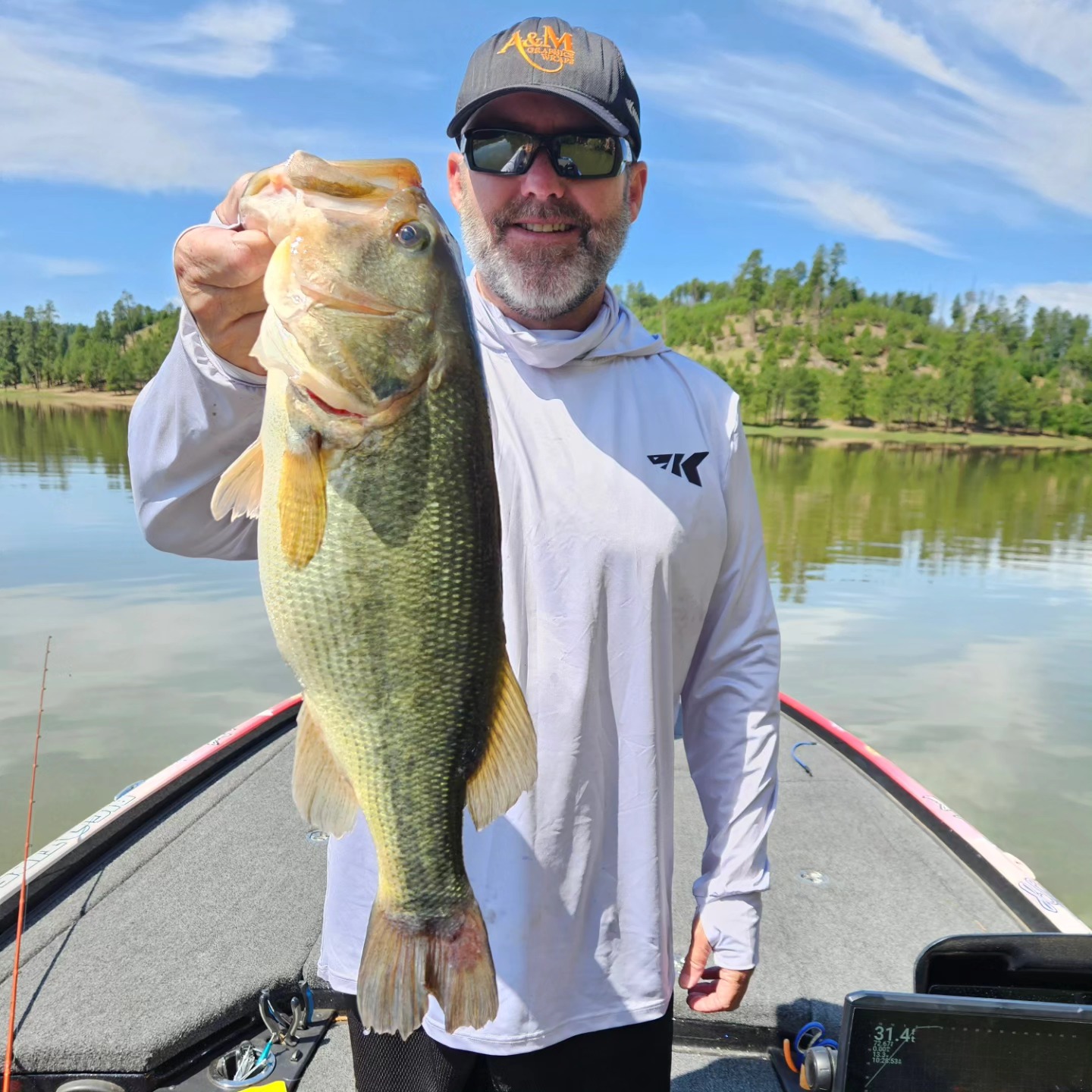 2 piece baitcast rod ATHENA 2-PIECE FINESSE BAITCASTING (TWO TIPS INCLUDED) - PREORDER Abu Garcia® Cardinal Front With models ranging from rod rack Color:Blue Shad 24K Gold