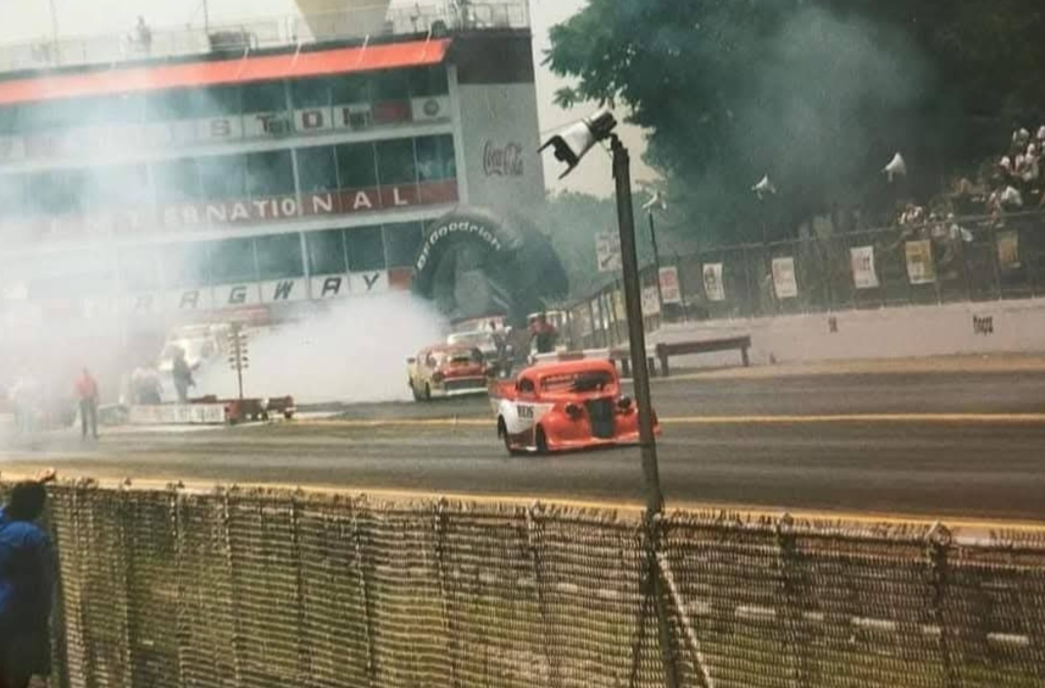 Drag - Fred Hahn and Charles Carpenter at Bristol Dragway around 1994 ...