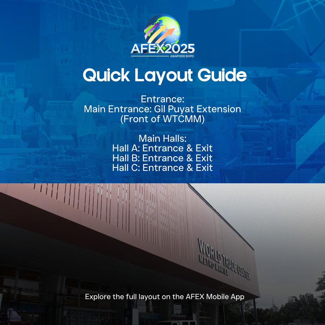 Asia Food Expo - Planning your visit to AFEX 2025? Here’s... | Facebook