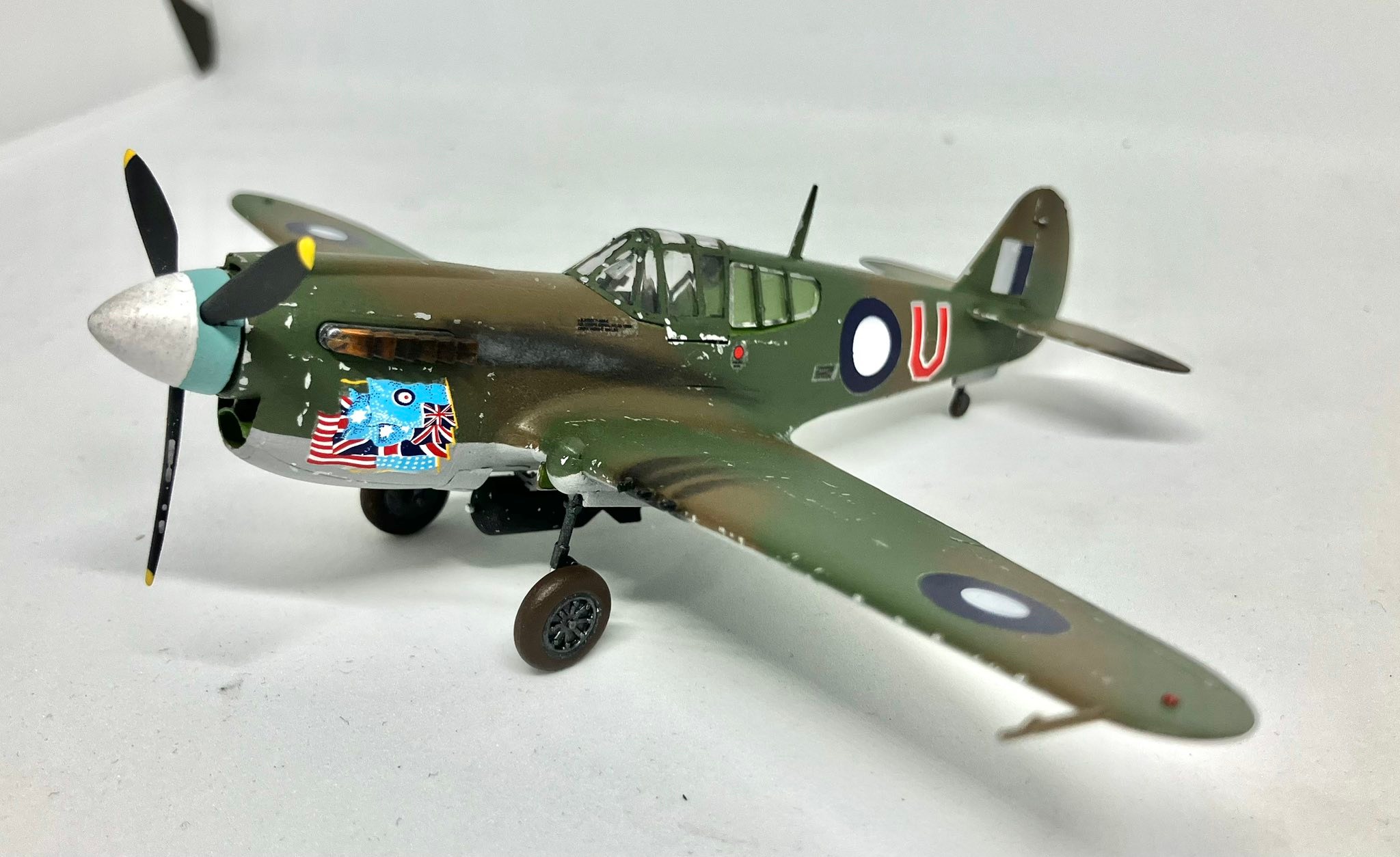 Curtiss P-40N Warhawk modell repülő 1:72 méretarányban