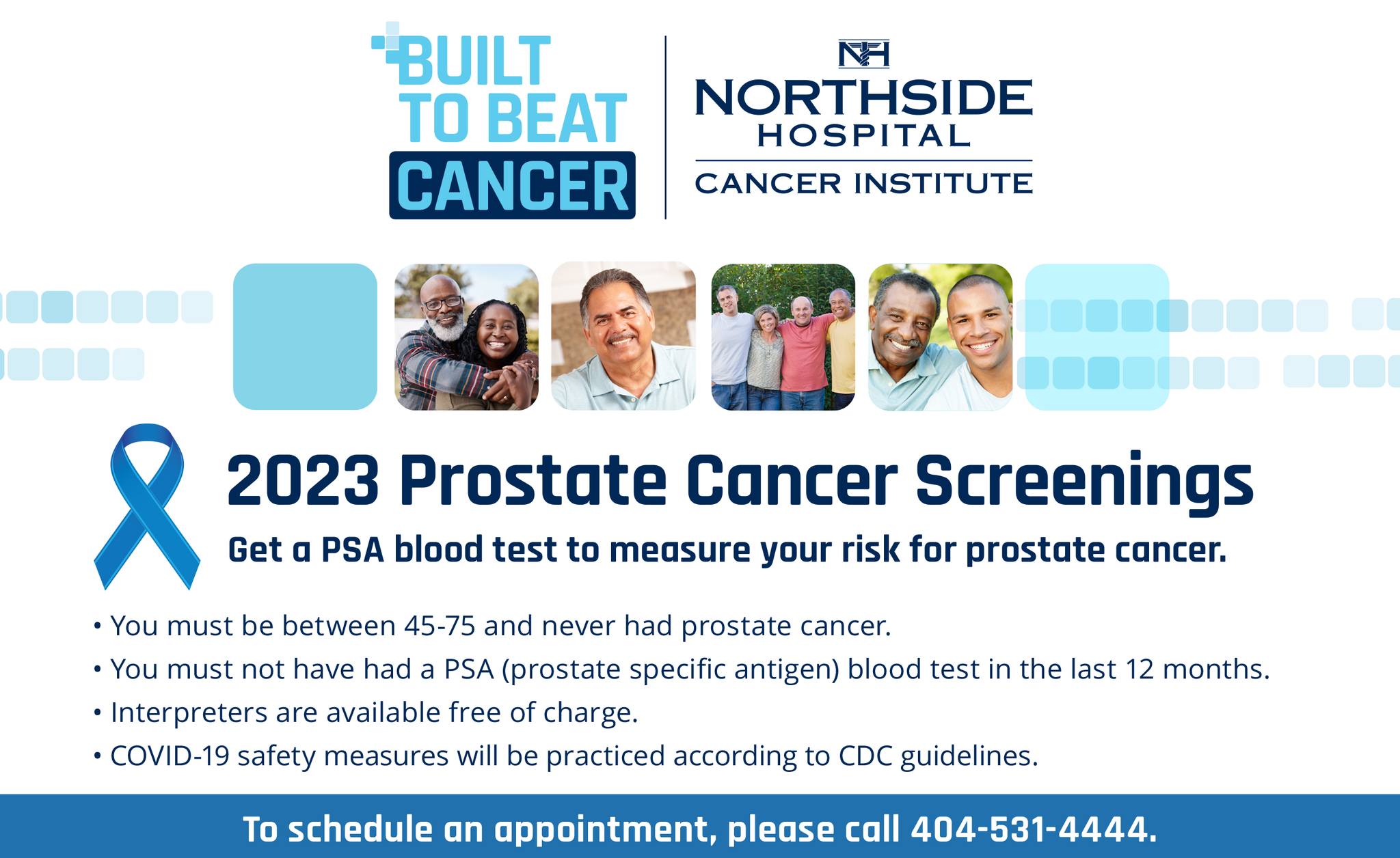 The first of two prostate cancer... - Northside Hospital | Facebook