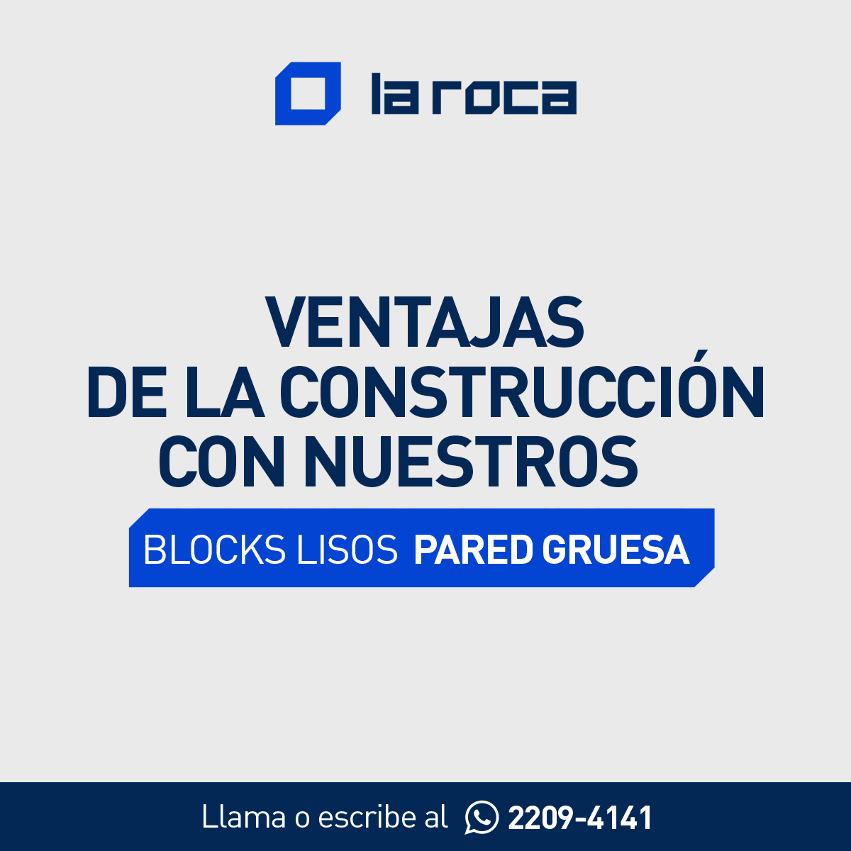 La Roca - Conoce algunas ventajas de nuestros blocks La...
