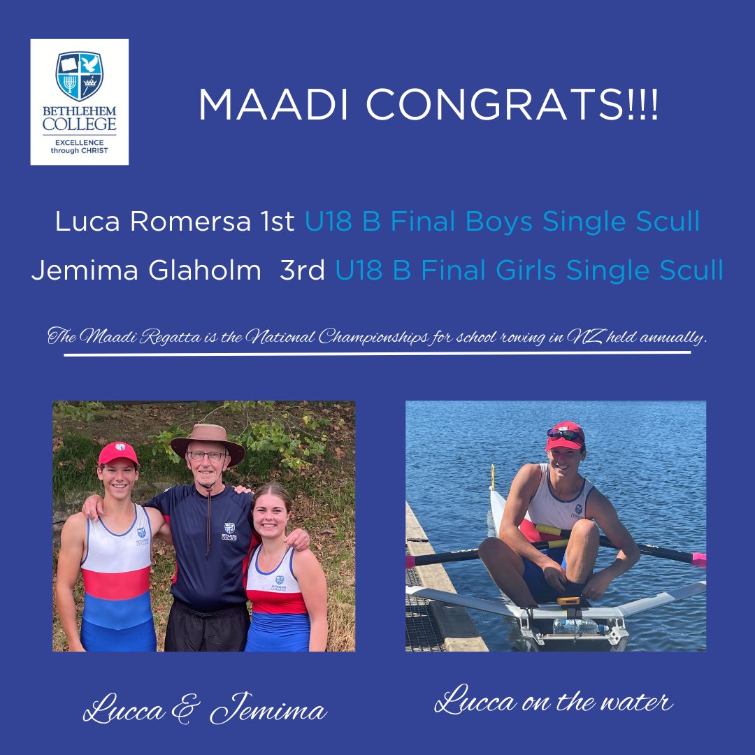 Bethlehem - Well done to all BC rowers who competed in the Maadi ...