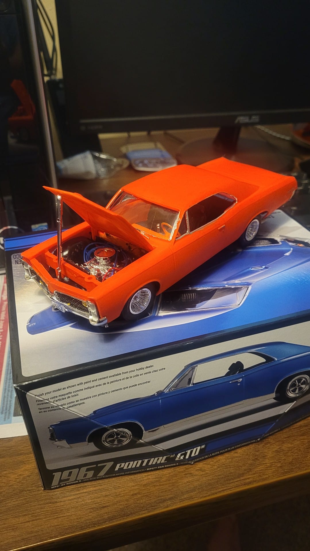 Here's that orange 1967 Pontiac GTO. What do think..