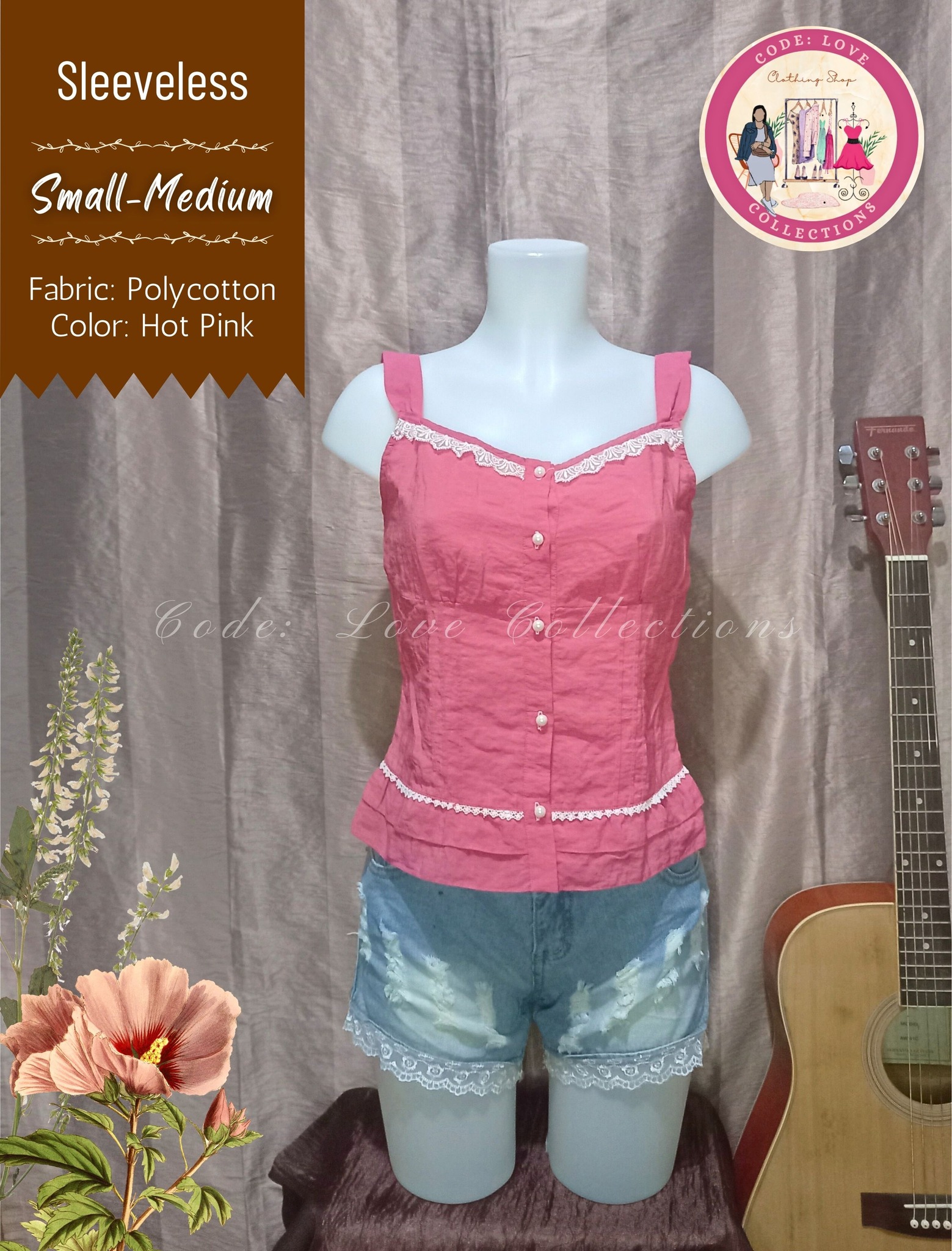 🍂 PINK SHADE POLO│BLOUSE│... - Code: Love Collections