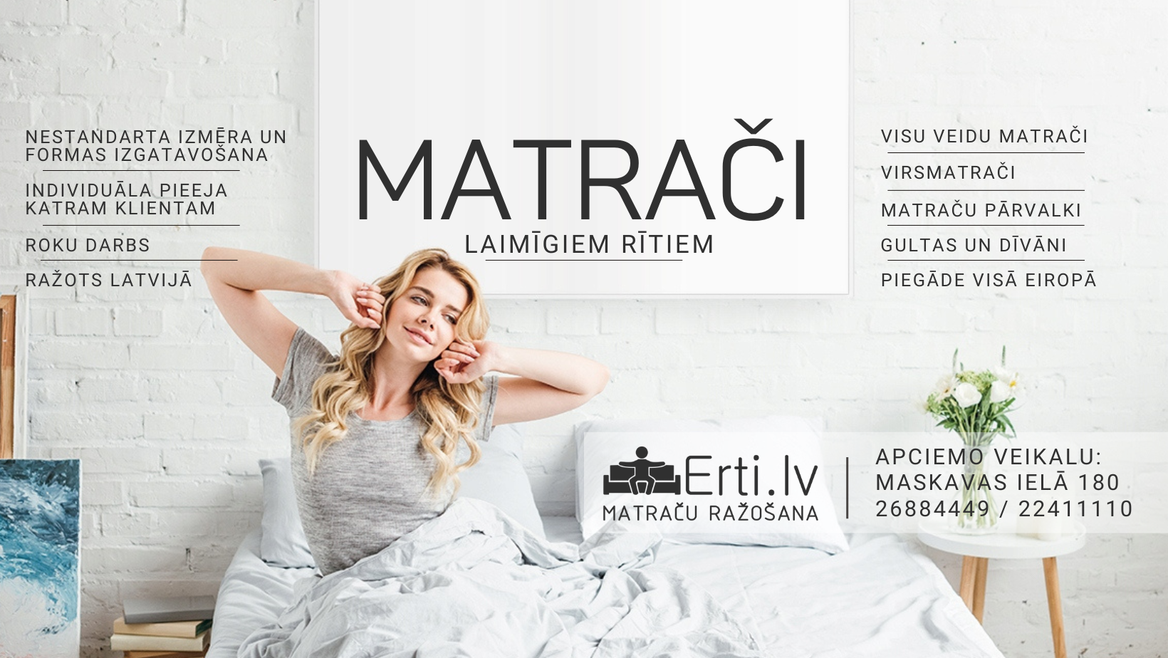 Erti.lv Matrači un Gultas | Riga
