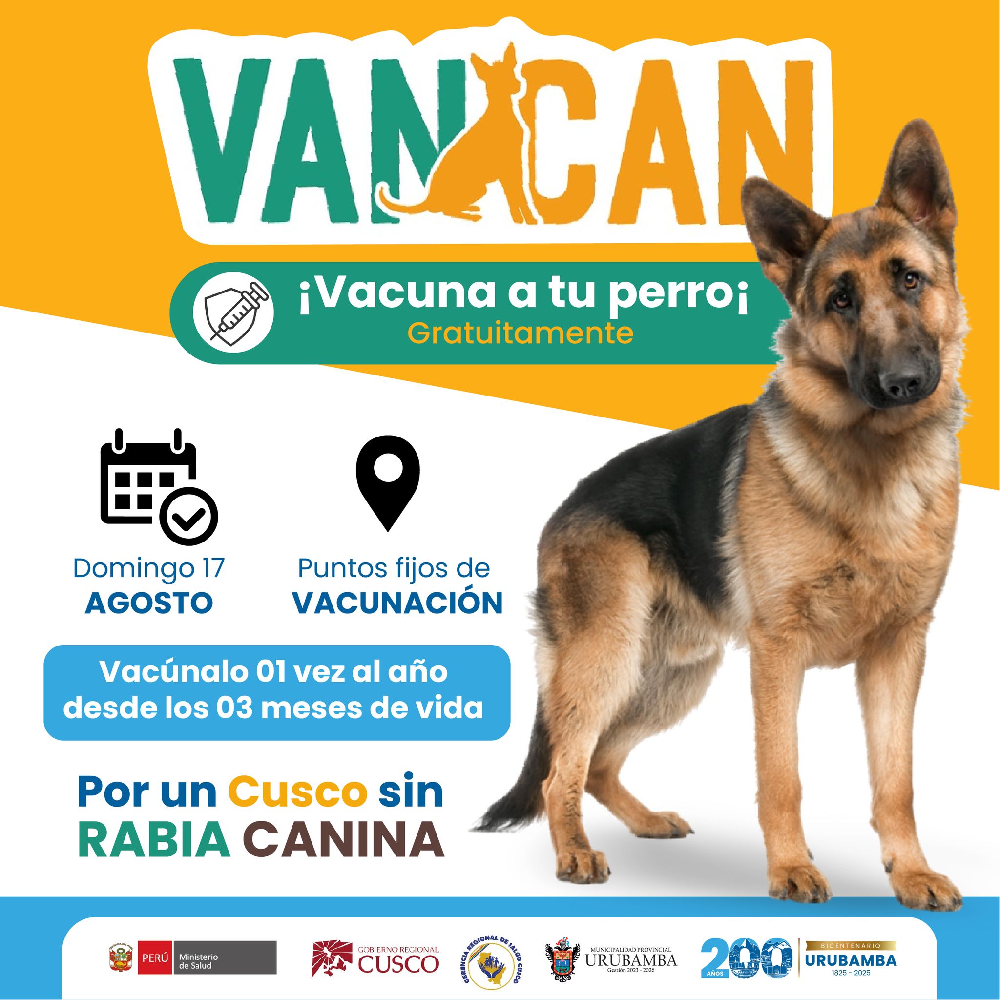 Municipalidad - 🐶💉 ¡Protege a tu mejor amigo! 💉🐶 La Municipalidad ...
