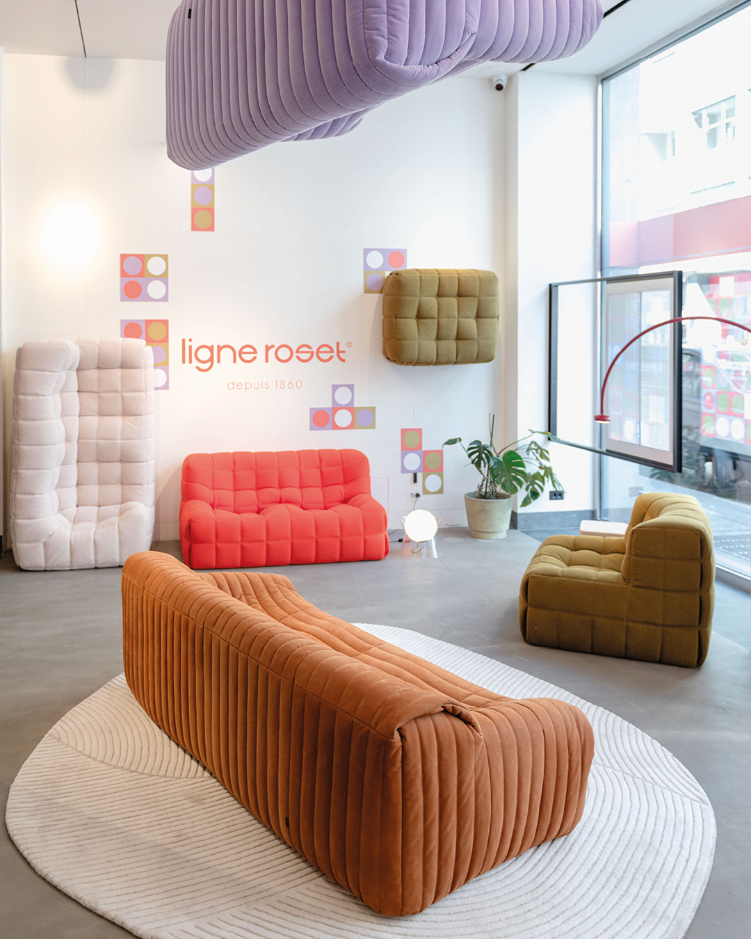 Ligne - Back to the Shape is on! 🟪 🟠 🟩 Ligne Roset revives the audacity ...